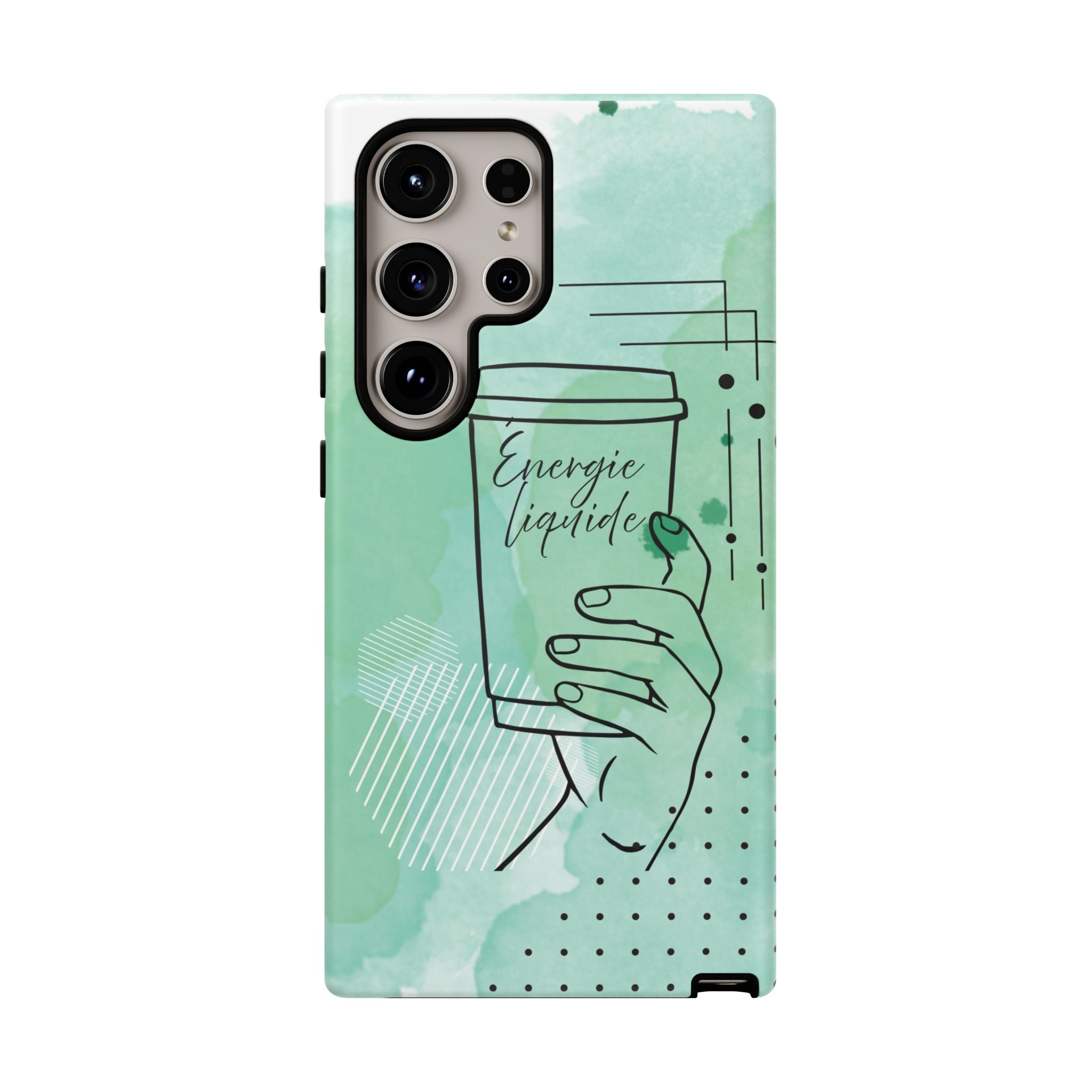 Coque de téléphone artistique Café & Sérénité