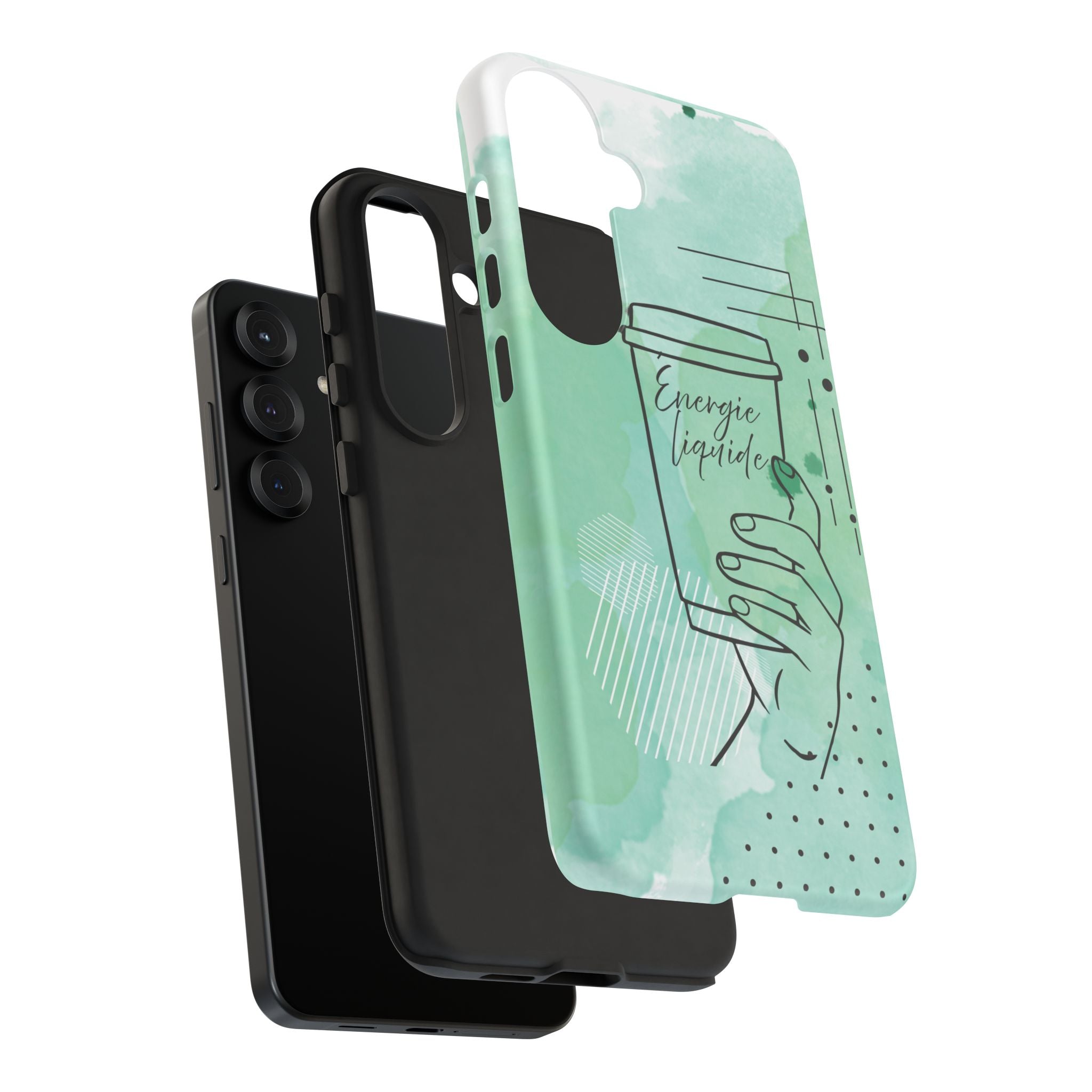 Coque de téléphone artistique Café & Sérénité