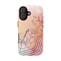 Étui Robuste Pour Violon Floral — Coque de Téléphone Musique Aquarelle