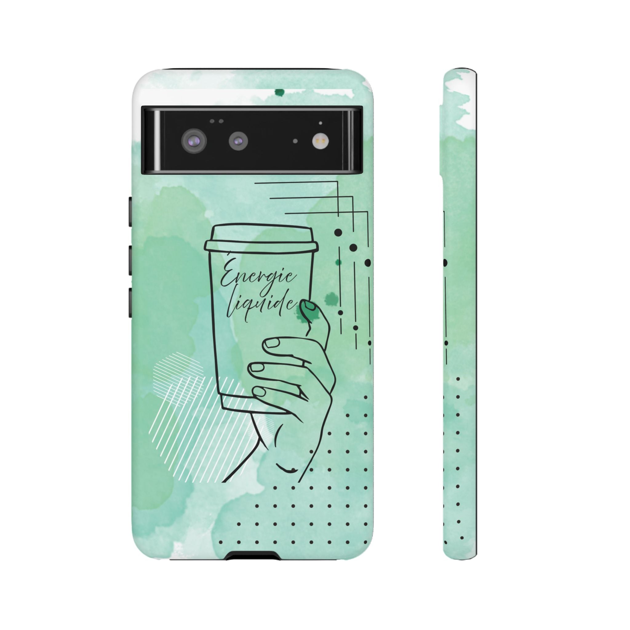 Coque de téléphone artistique Café & Sérénité