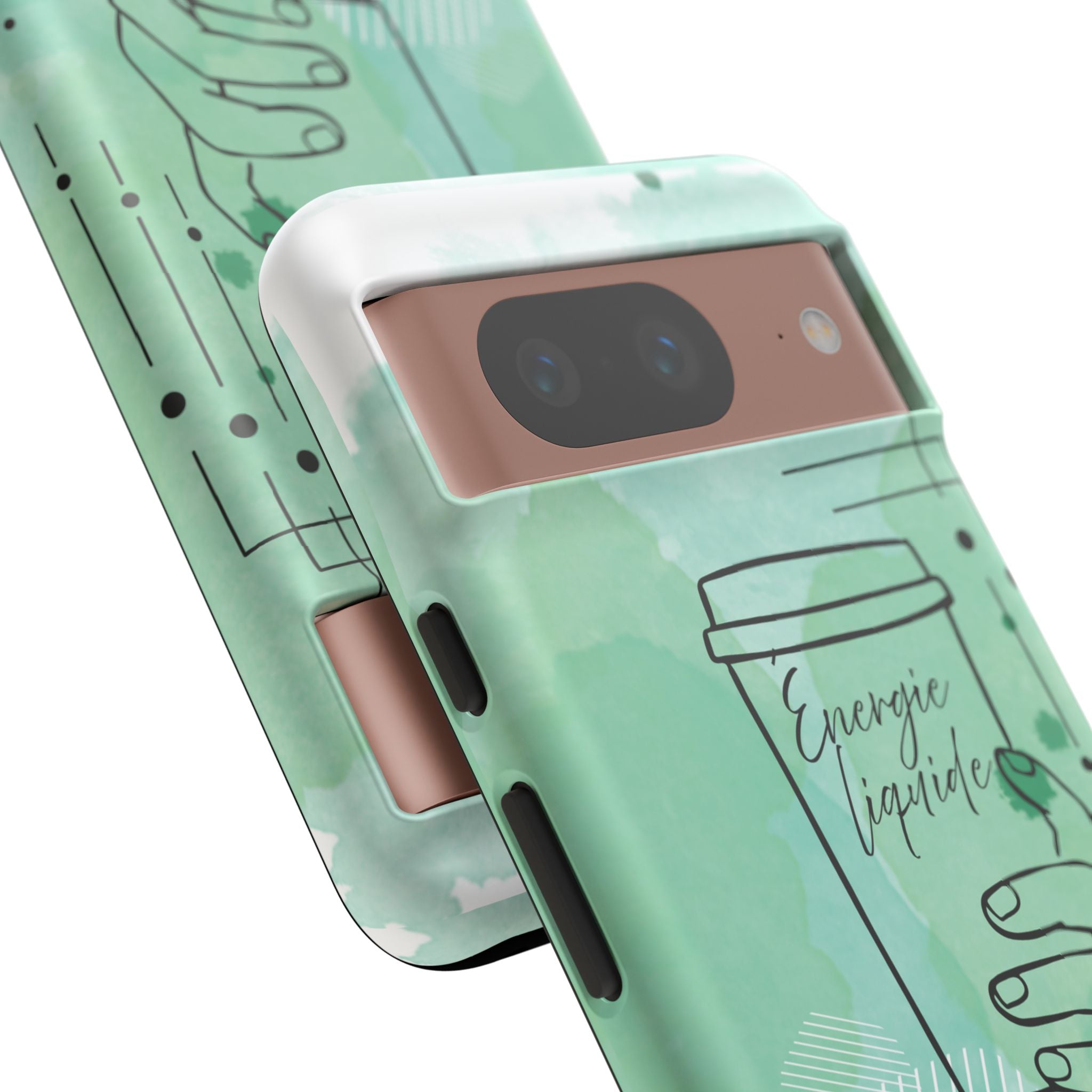 Coque de téléphone artistique Café & Sérénité