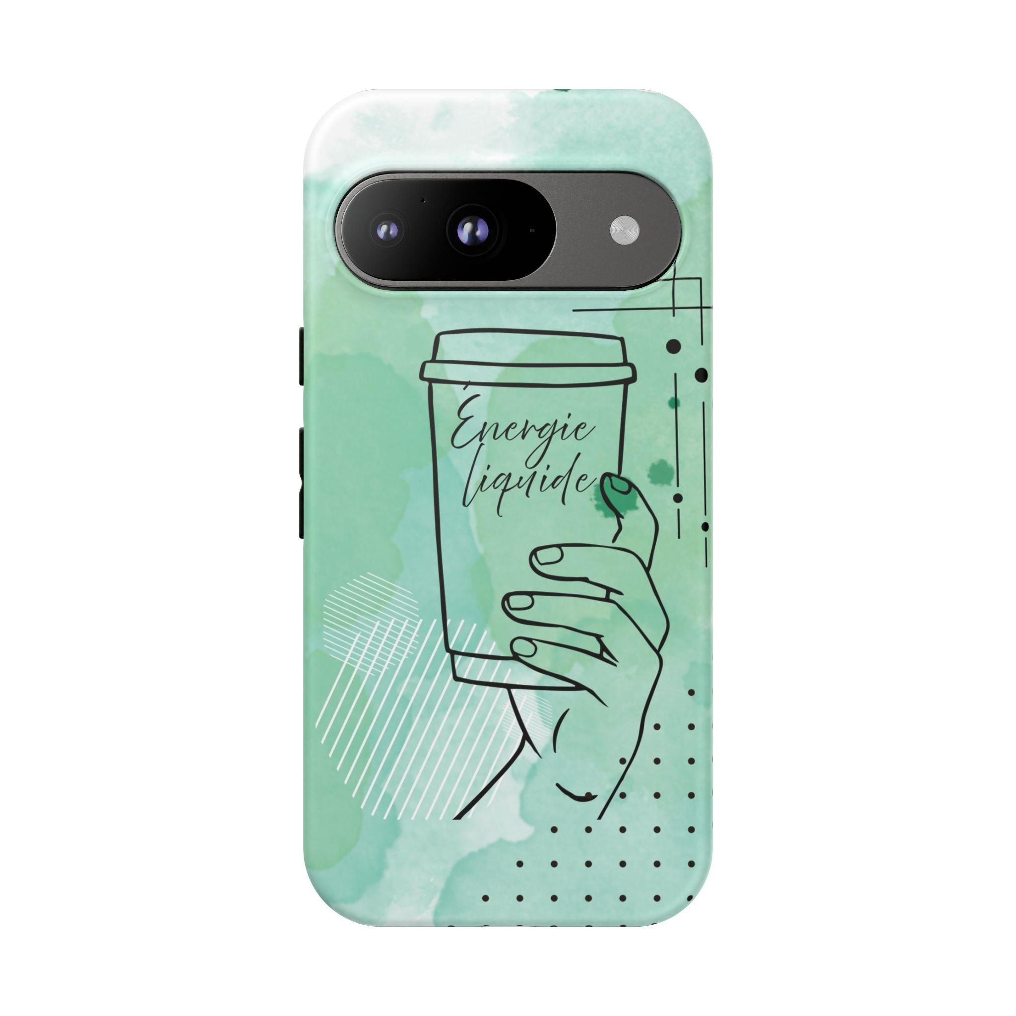 Coque de téléphone artistique Café & Sérénité