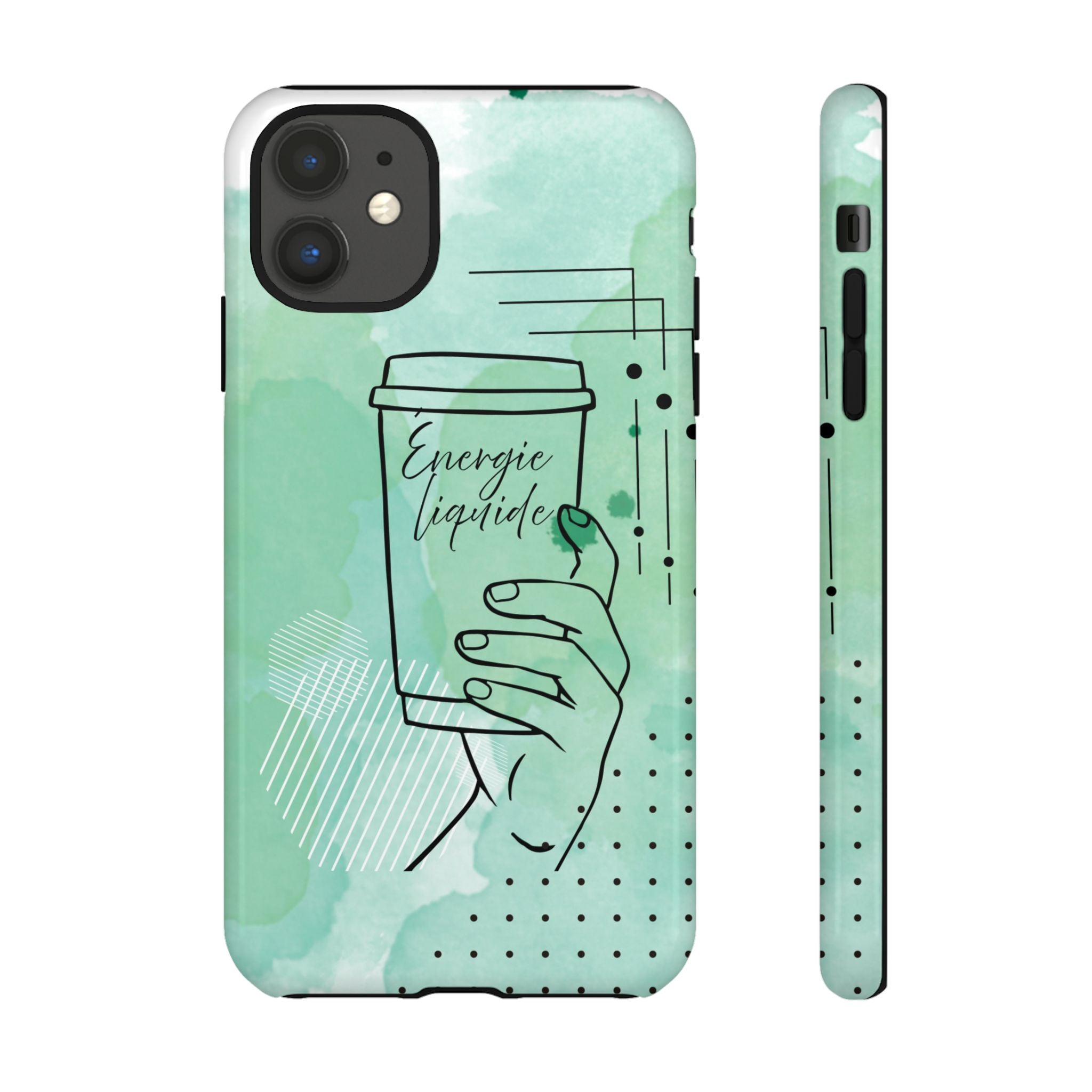 Coque de téléphone artistique Café & Sérénité