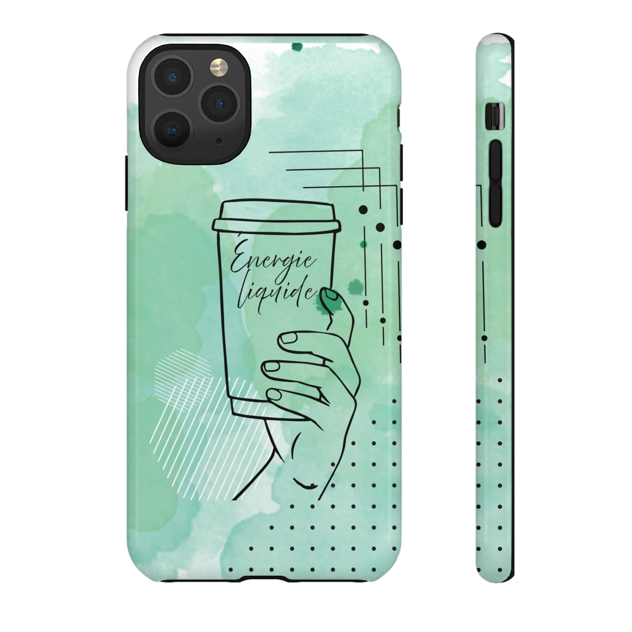 Coque de téléphone artistique Café & Sérénité