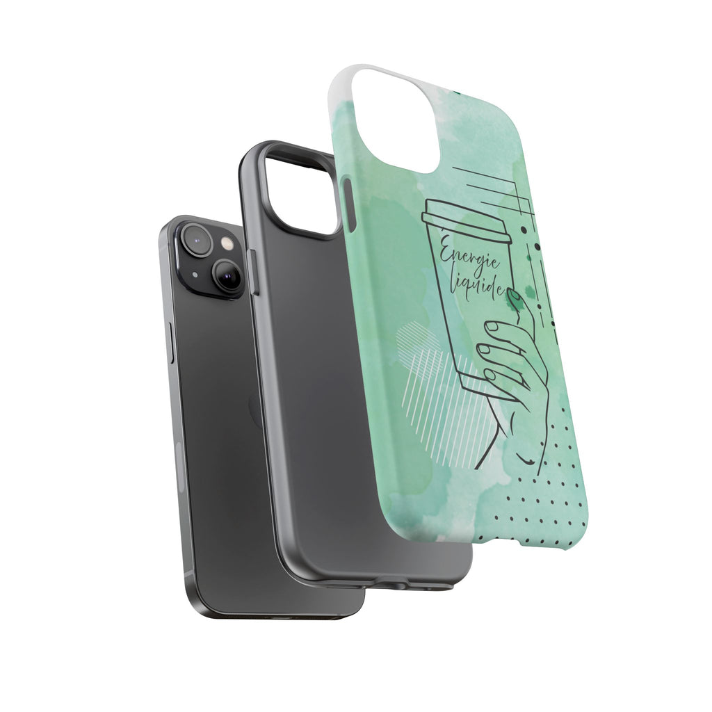 Coque de téléphone artistique Café & Sérénité