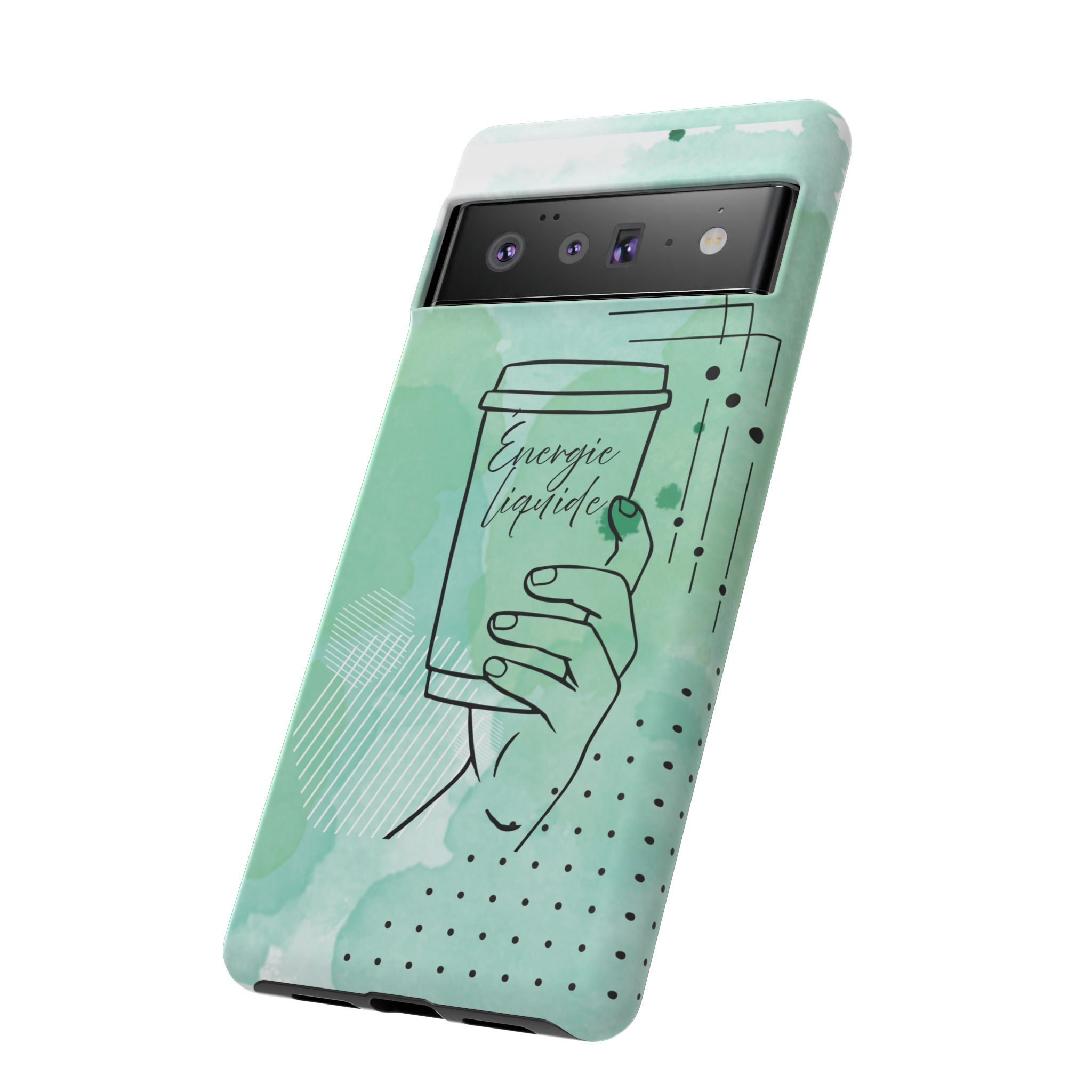 Coque de téléphone artistique Café & Sérénité