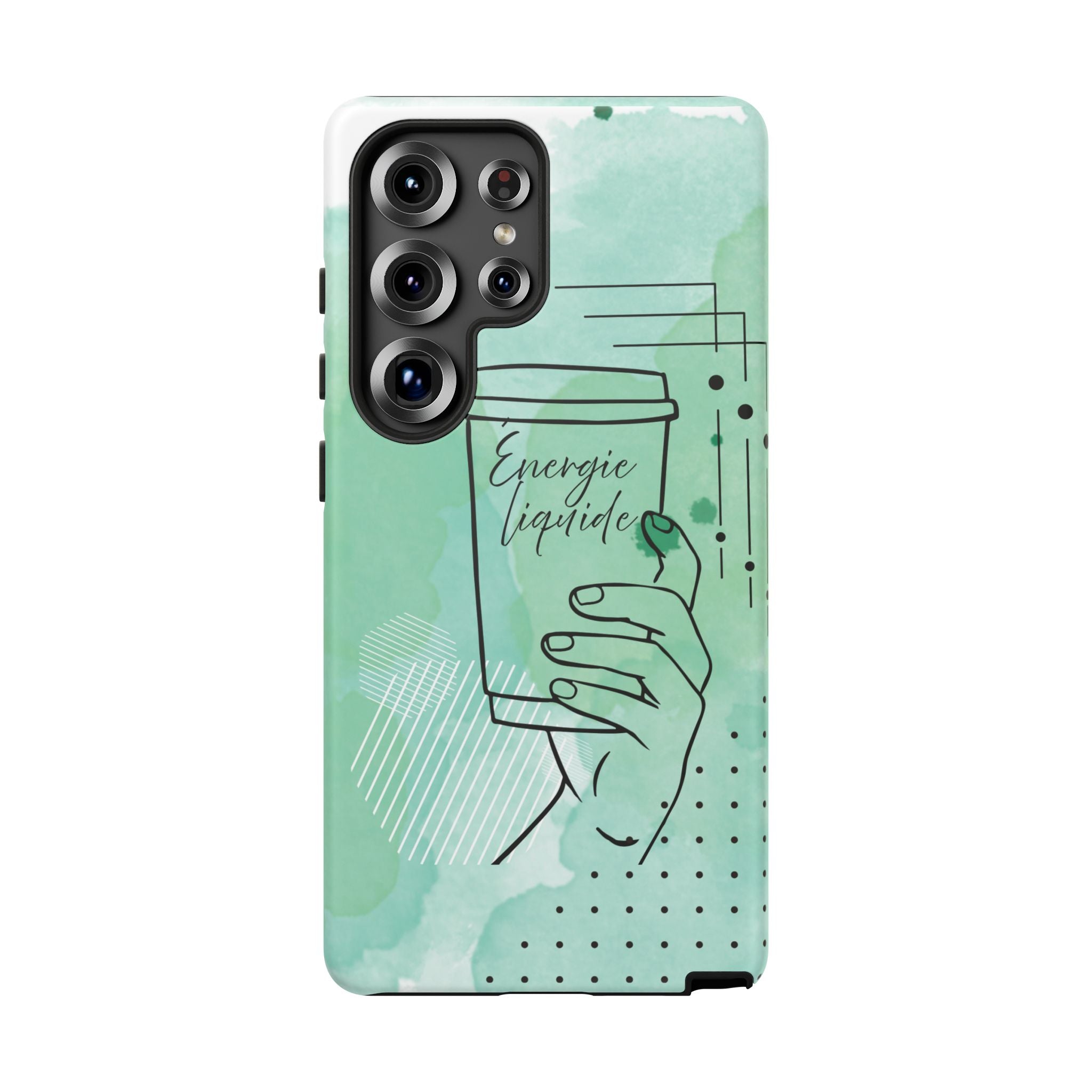 Coque de téléphone artistique Café & Sérénité