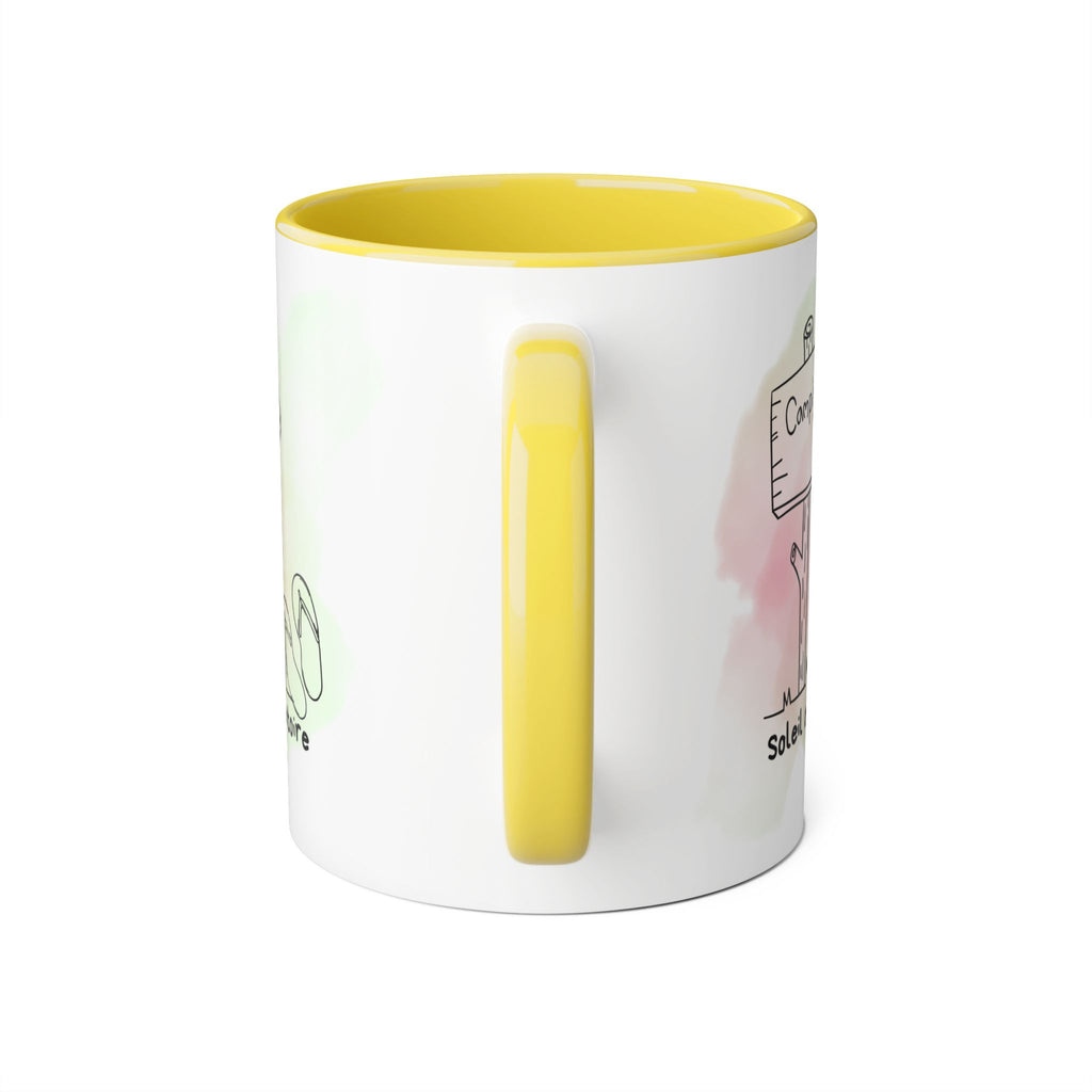 Tasse de camping — 'Camping au soleil obligatoire' Verre à aquarelle pour café