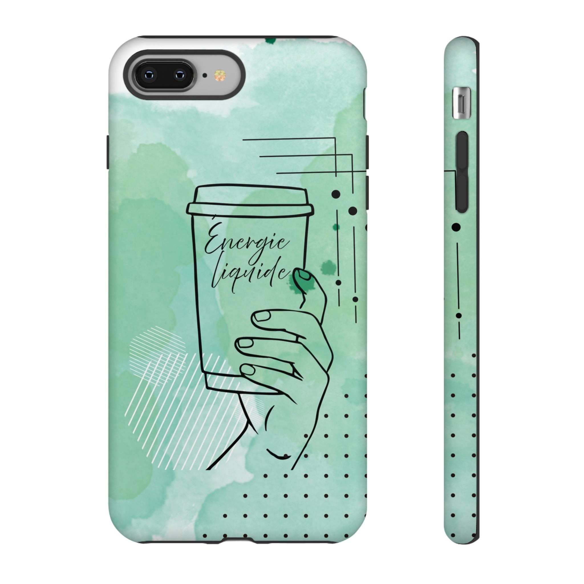 Coque de téléphone artistique Café & Sérénité