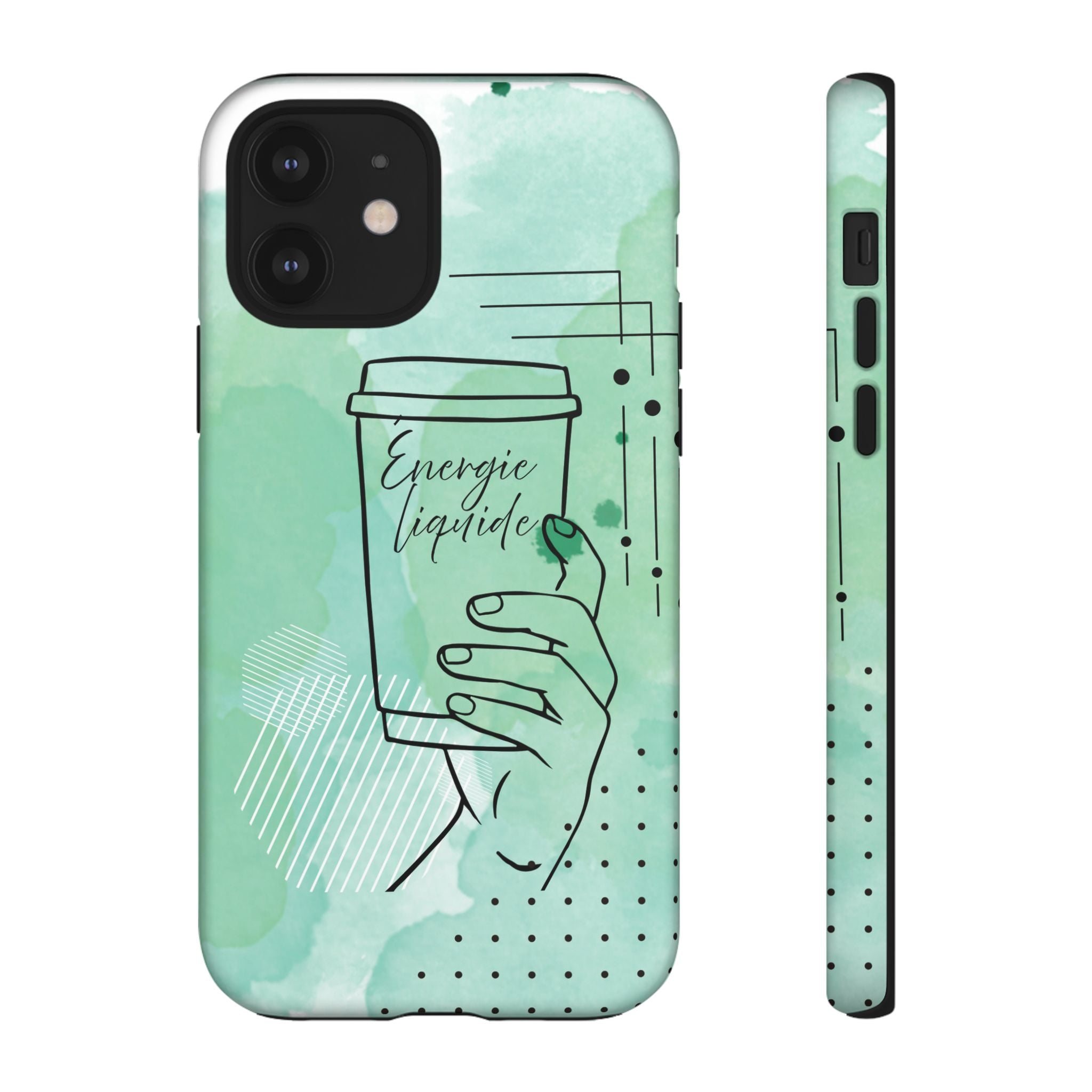 Coque de téléphone artistique Café & Sérénité