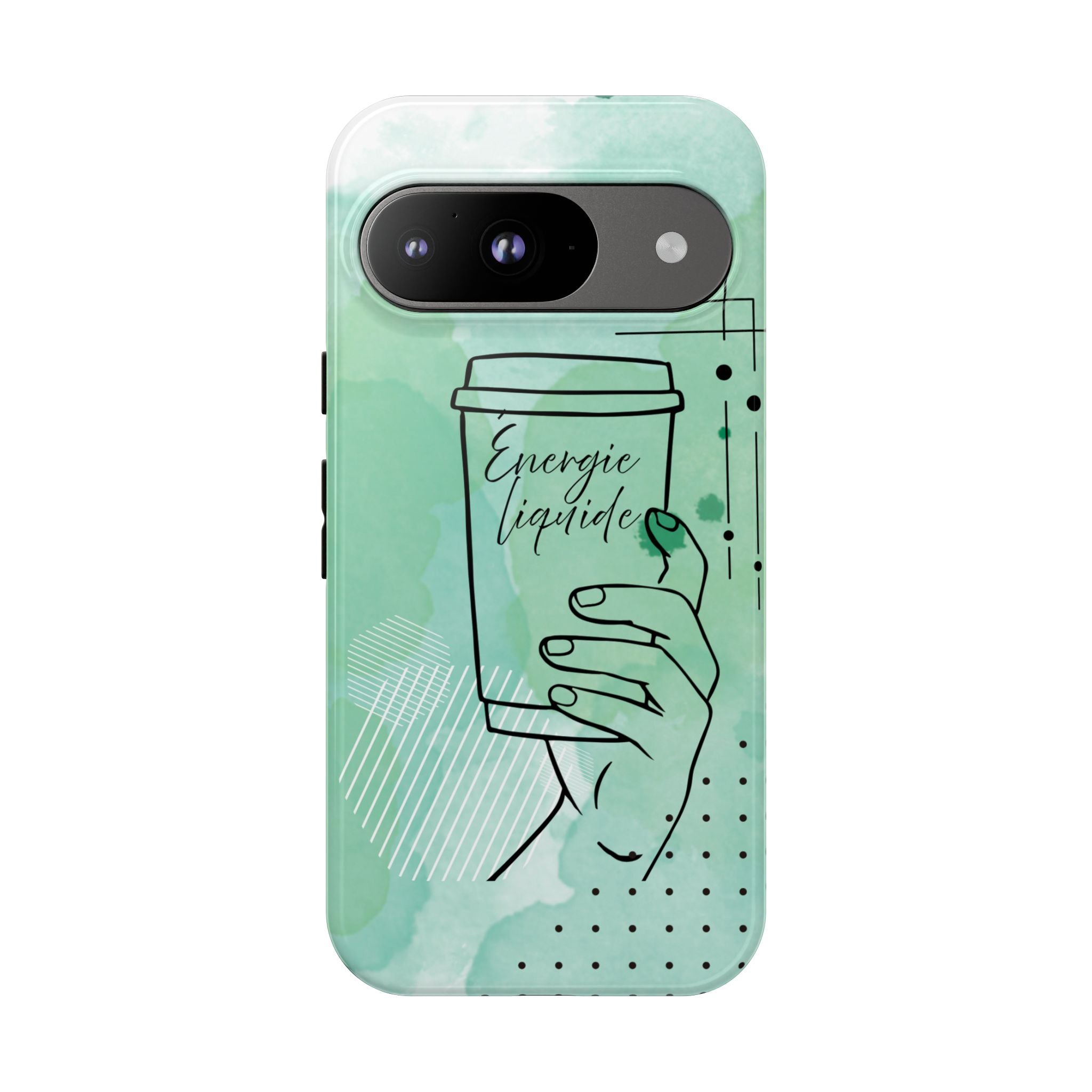 Coque de téléphone artistique Café & Sérénité