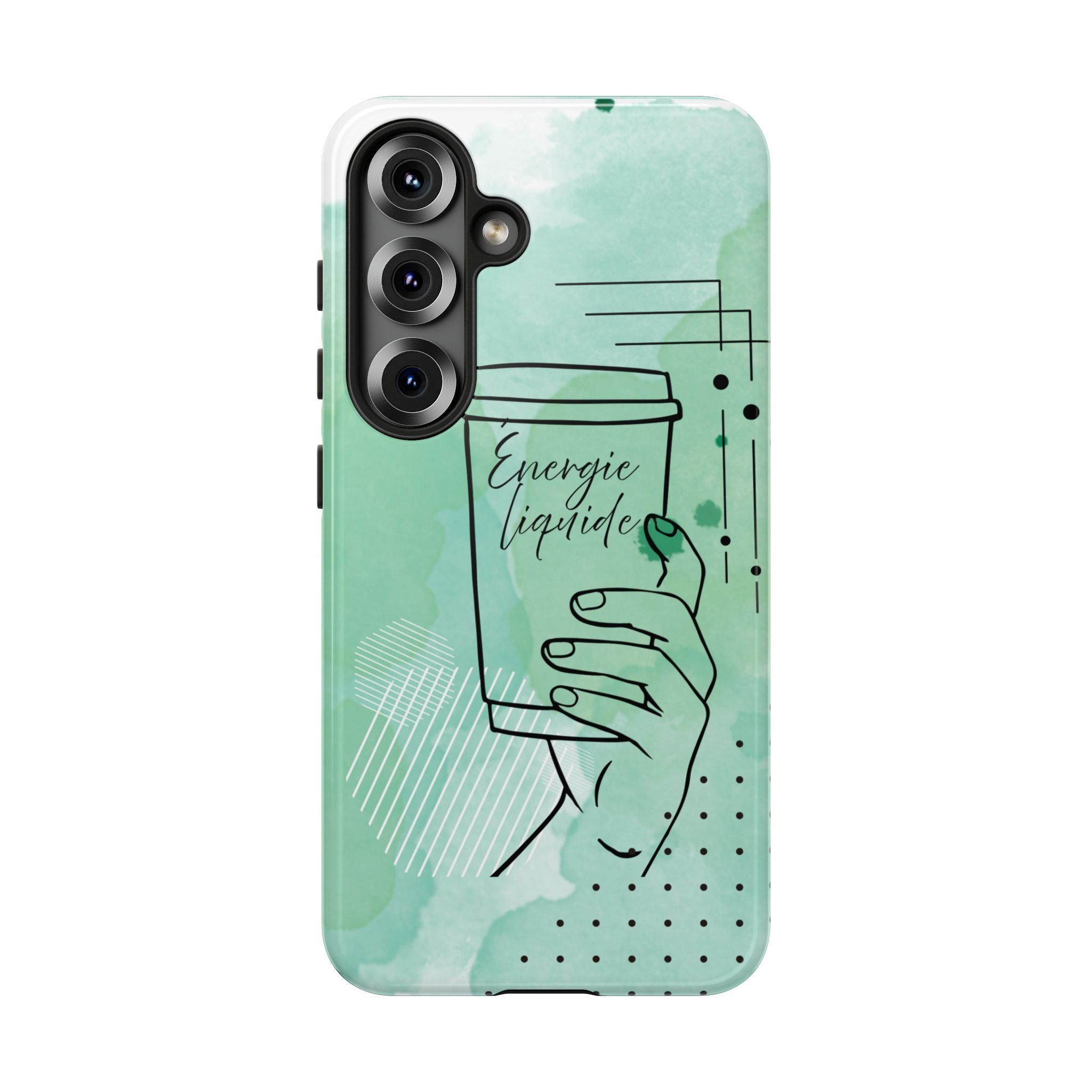 Coque de téléphone artistique Café & Sérénité