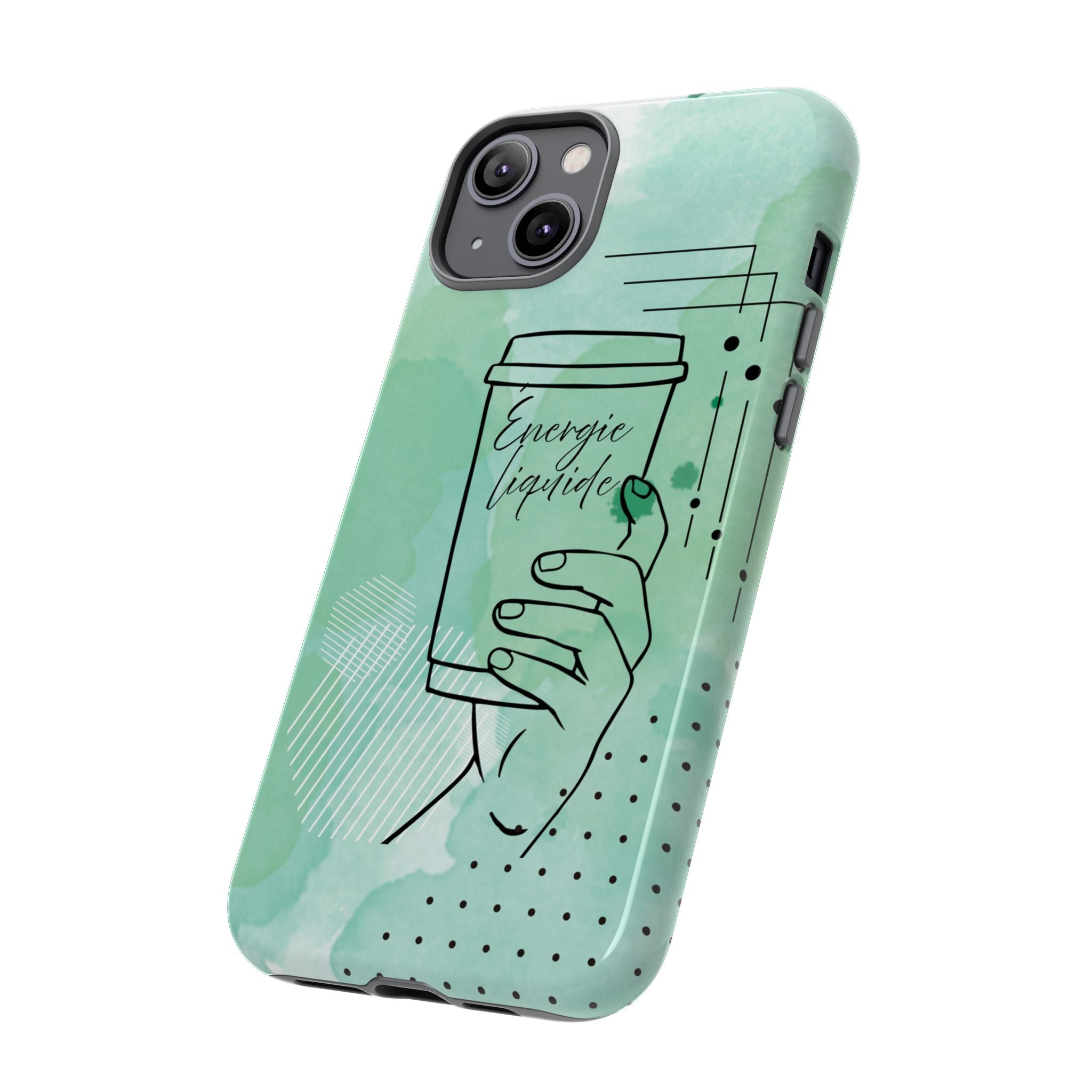 Coque de téléphone artistique Café & Sérénité