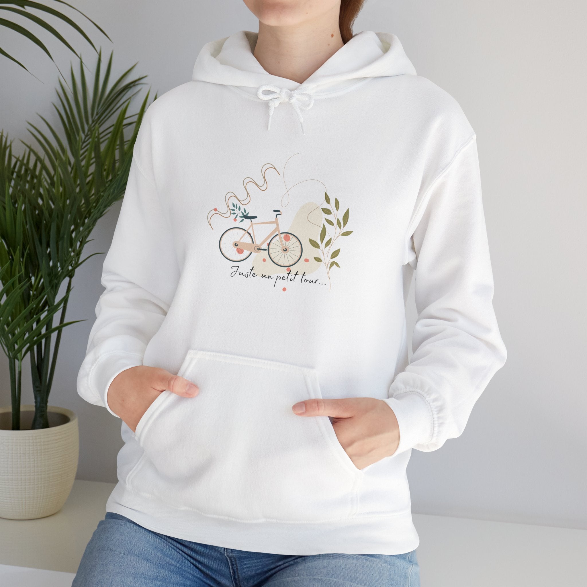 Hoodie — 'Emmène-moi faire un tour' Hoodie graphique vélo floral
