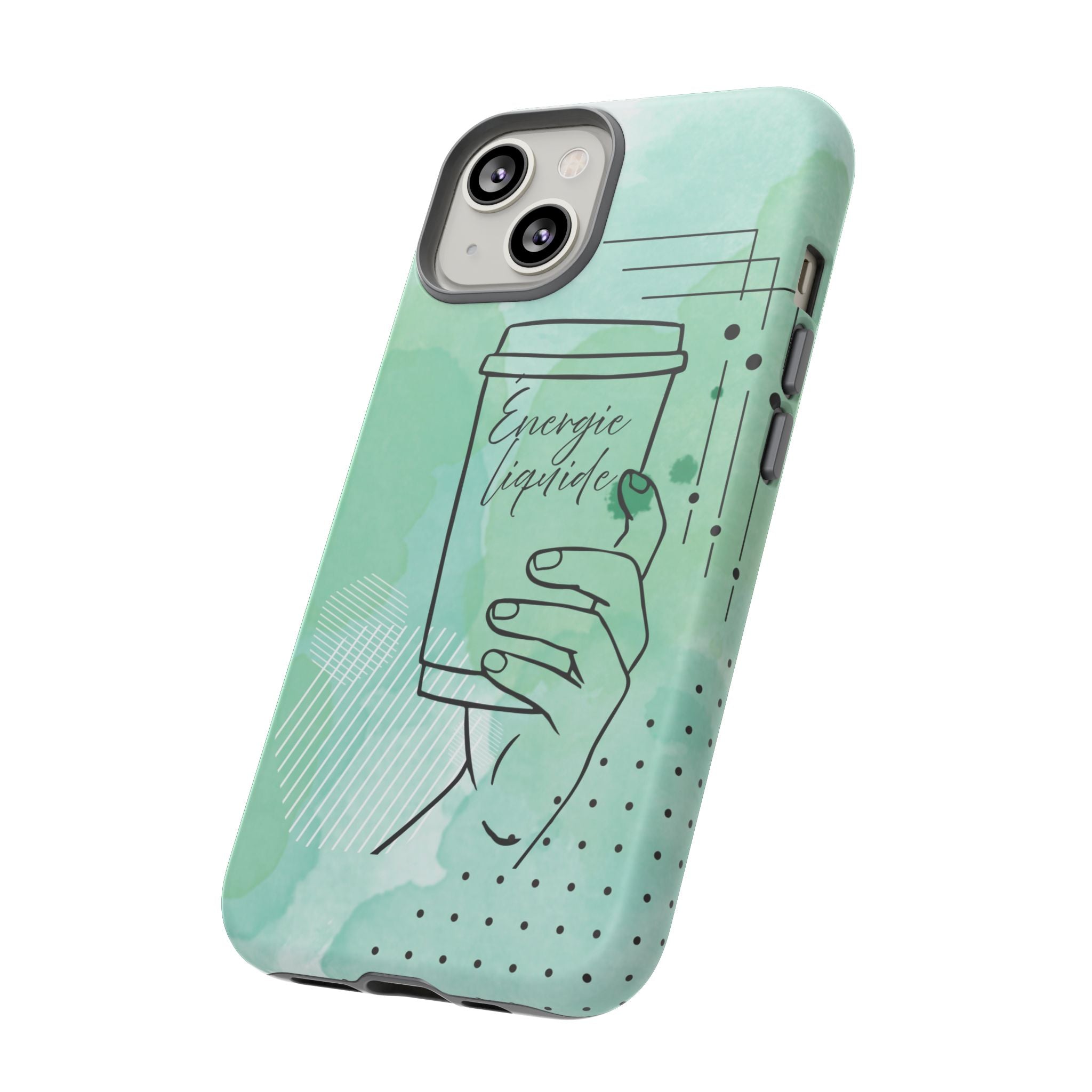 Coque de téléphone artistique Café & Sérénité