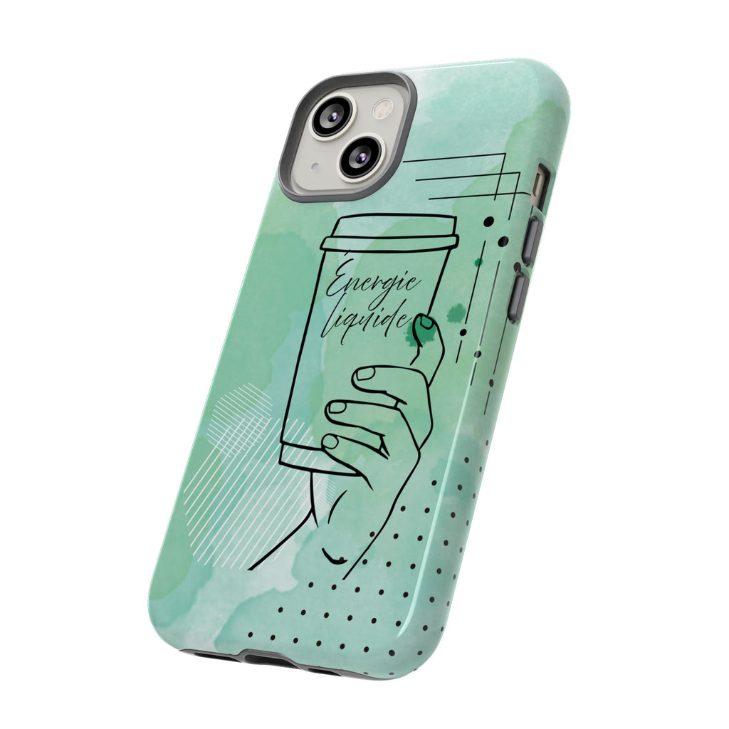 Coque de téléphone artistique Café & Sérénité