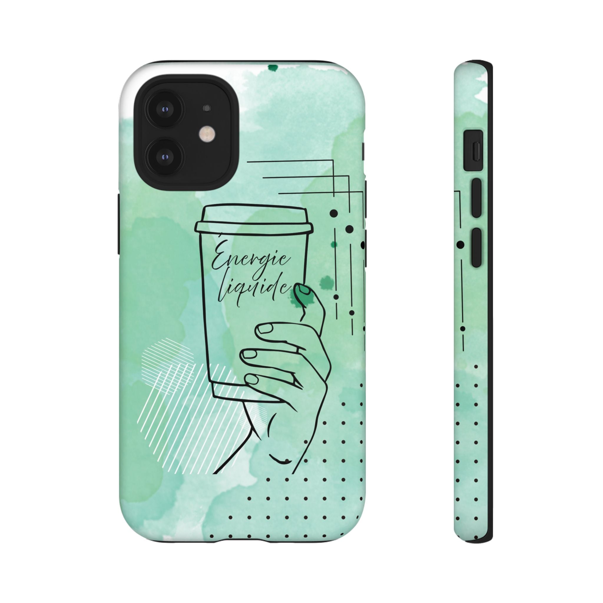 Coque de téléphone artistique Café & Sérénité
