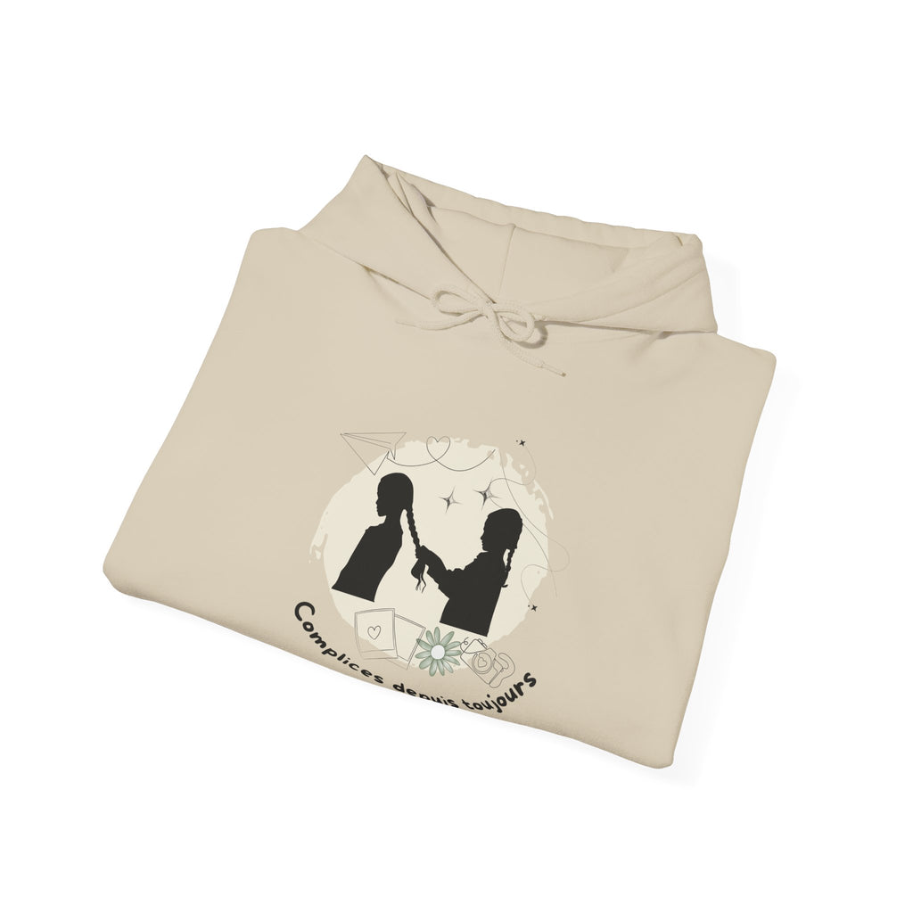 Hoodie Sœurs – Complices depuis toujours | Cadeau pour grande et petite sœur