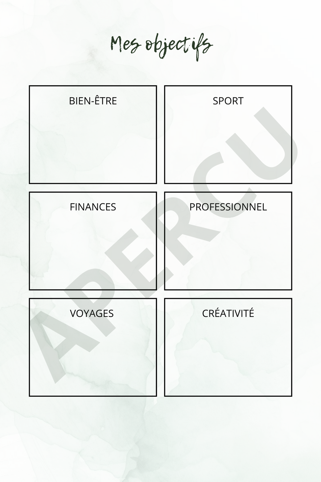 Agenda 12 mois – Précommande avec 6 pages PDF