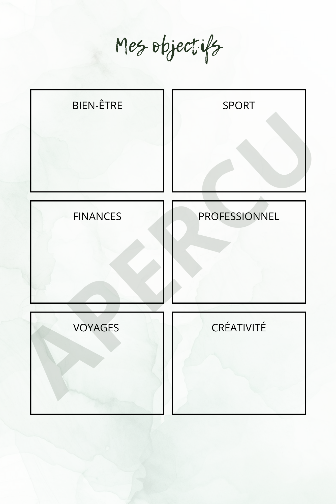 Agenda 12 mois – Précommande avec 6 pages PDF