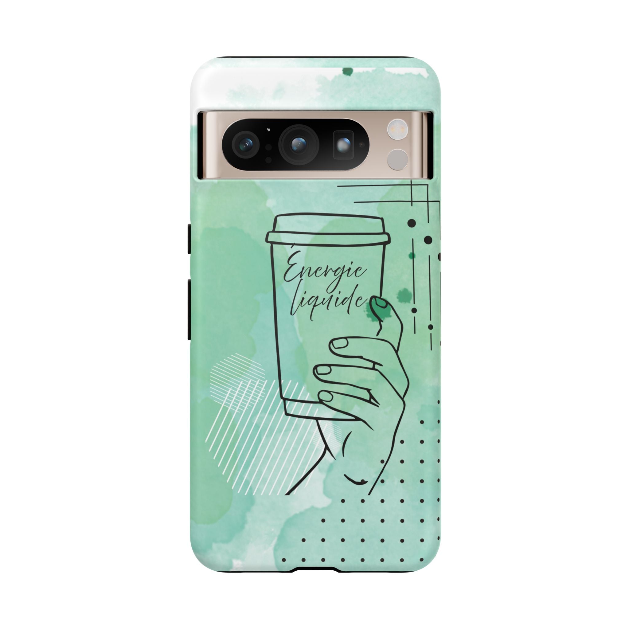 Coque de téléphone artistique Café & Sérénité