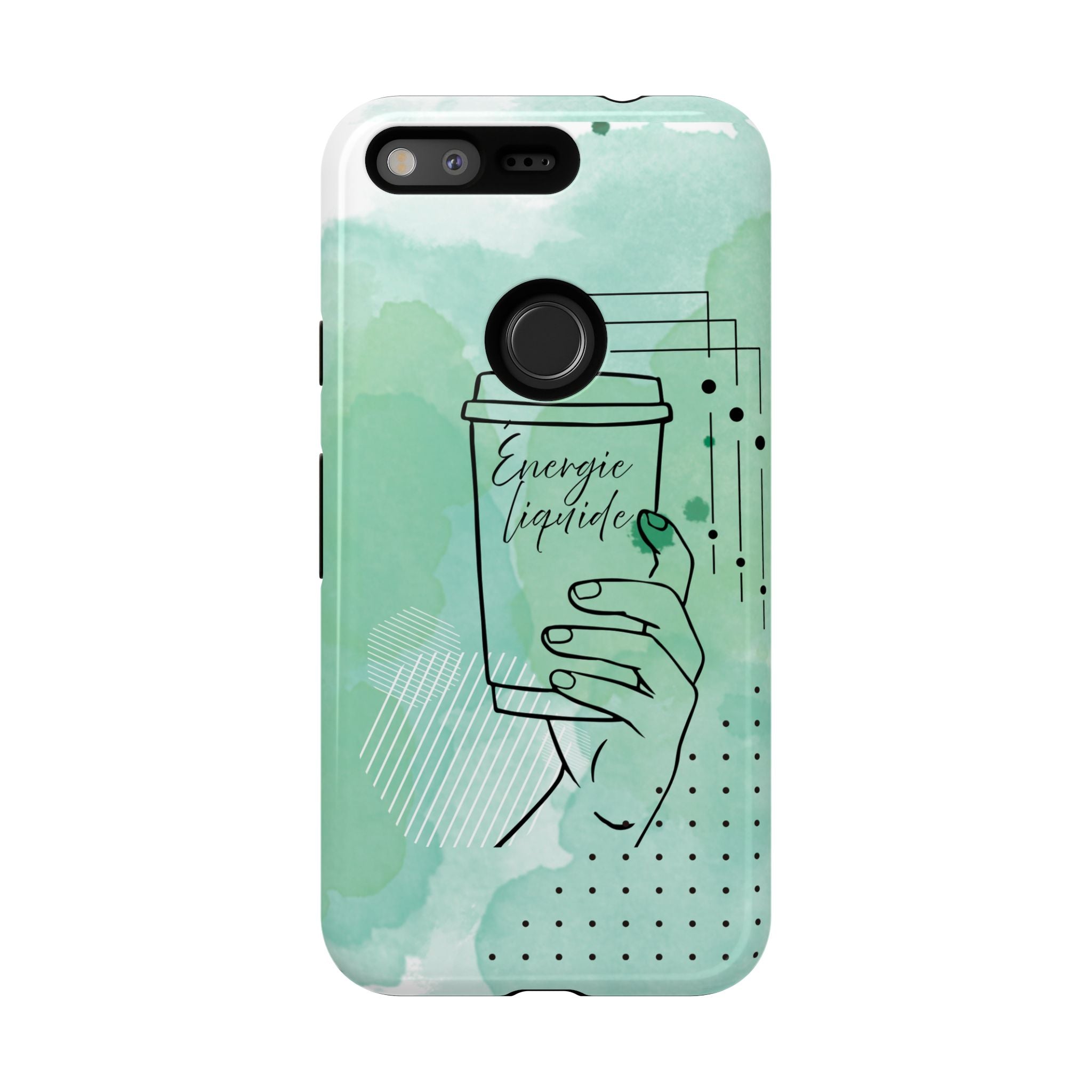 Coque de téléphone artistique Café & Sérénité