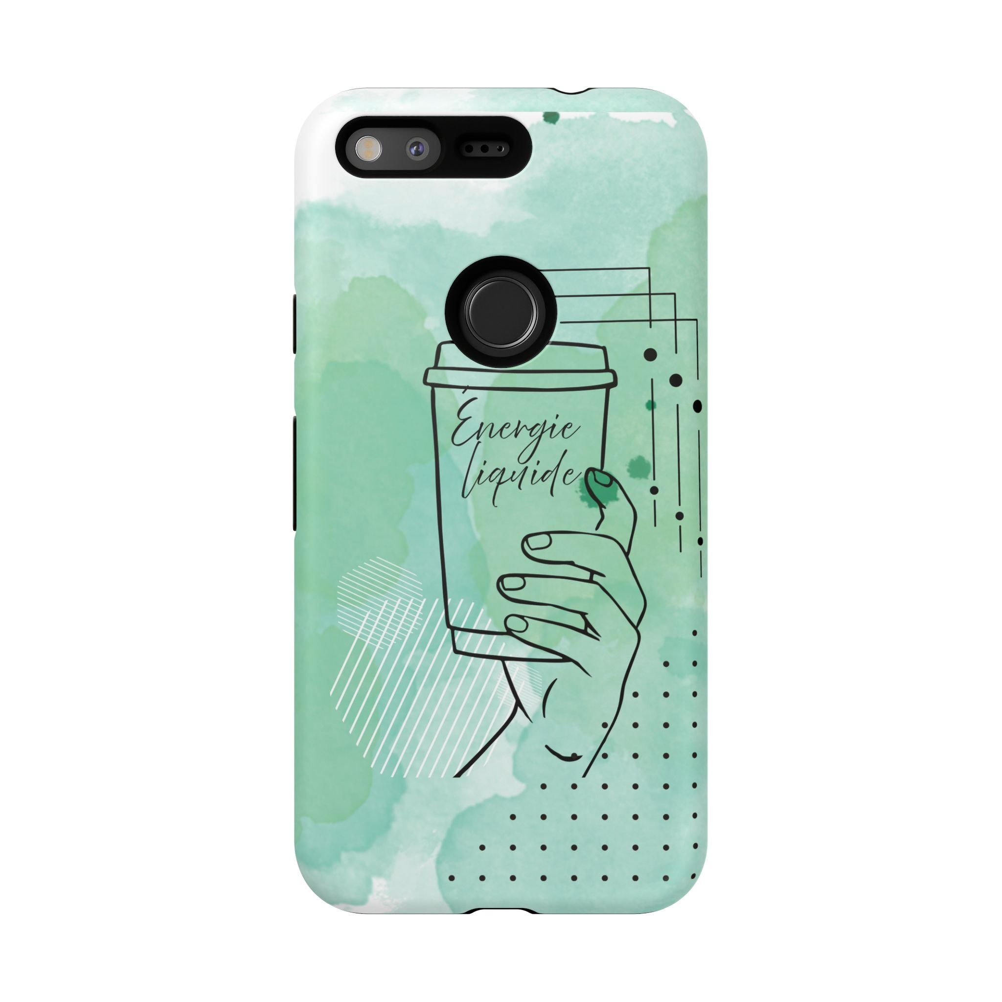 Coque de téléphone artistique Café & Sérénité