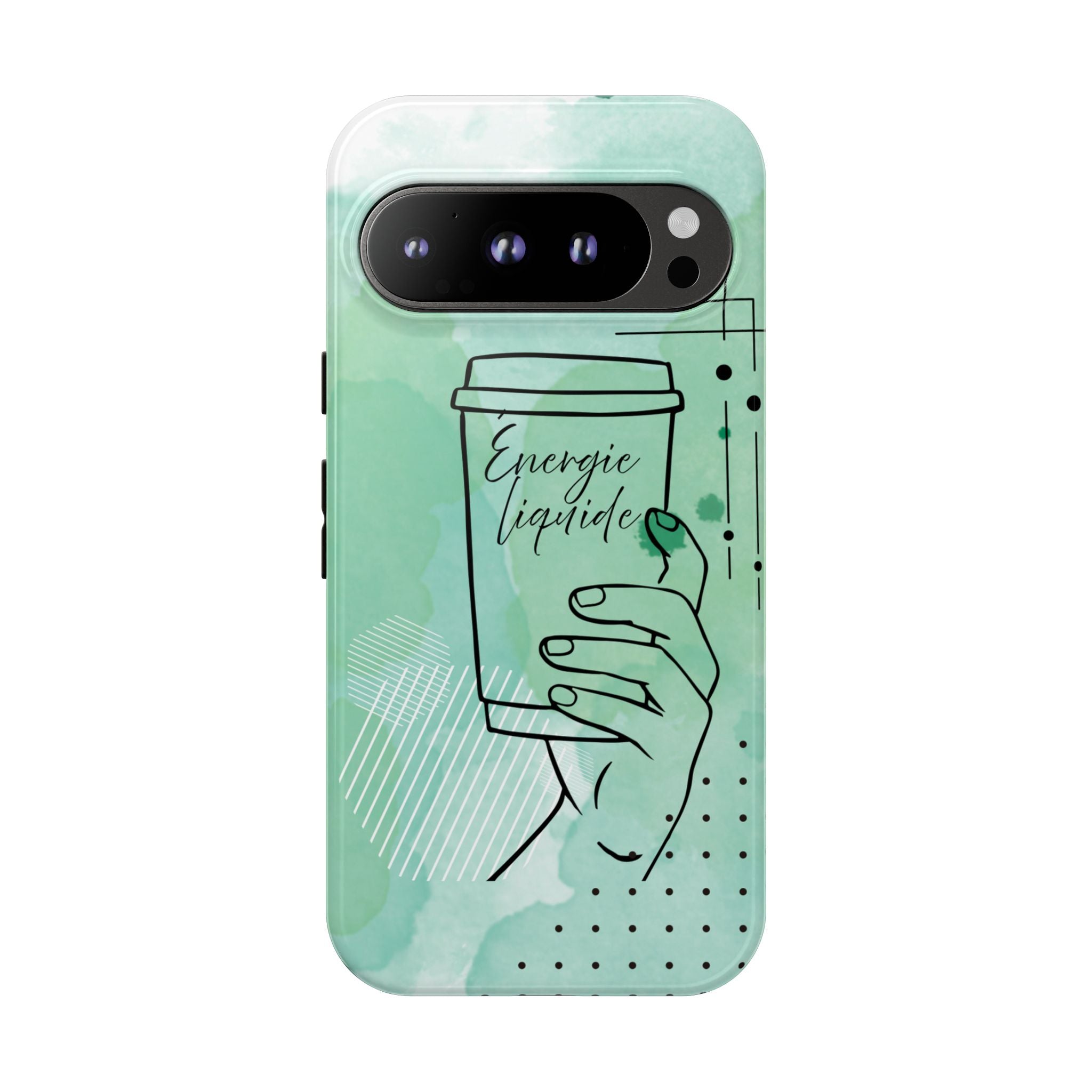 Coque de téléphone artistique Café & Sérénité
