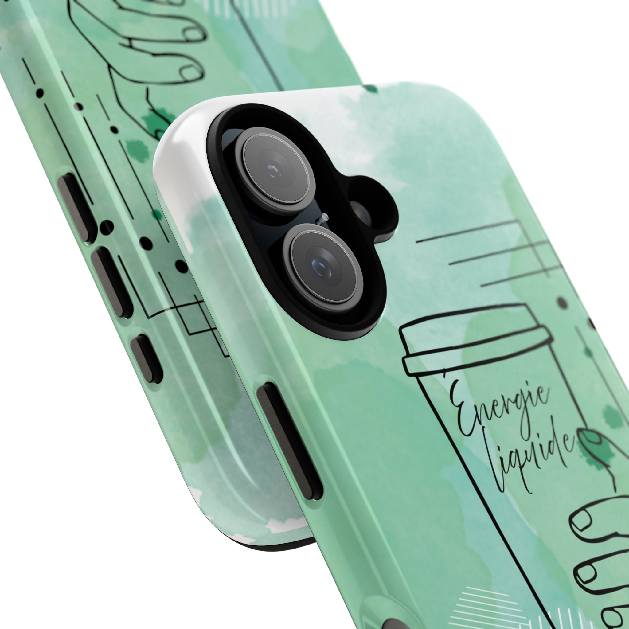 Coque de téléphone artistique Café & Sérénité