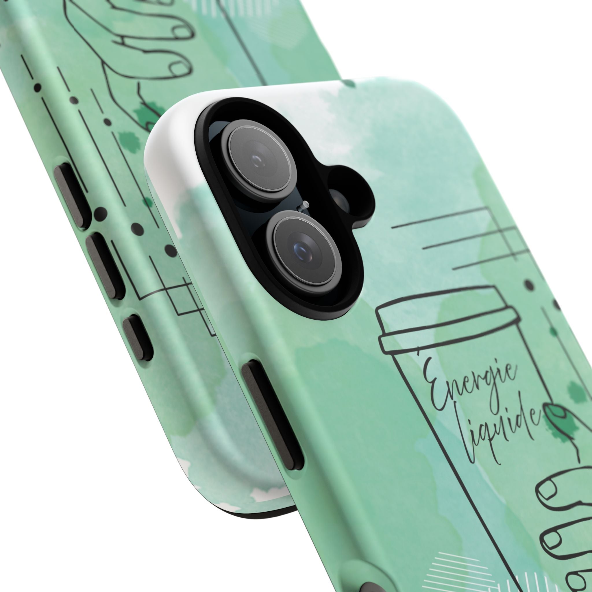 Coque de téléphone artistique Café & Sérénité