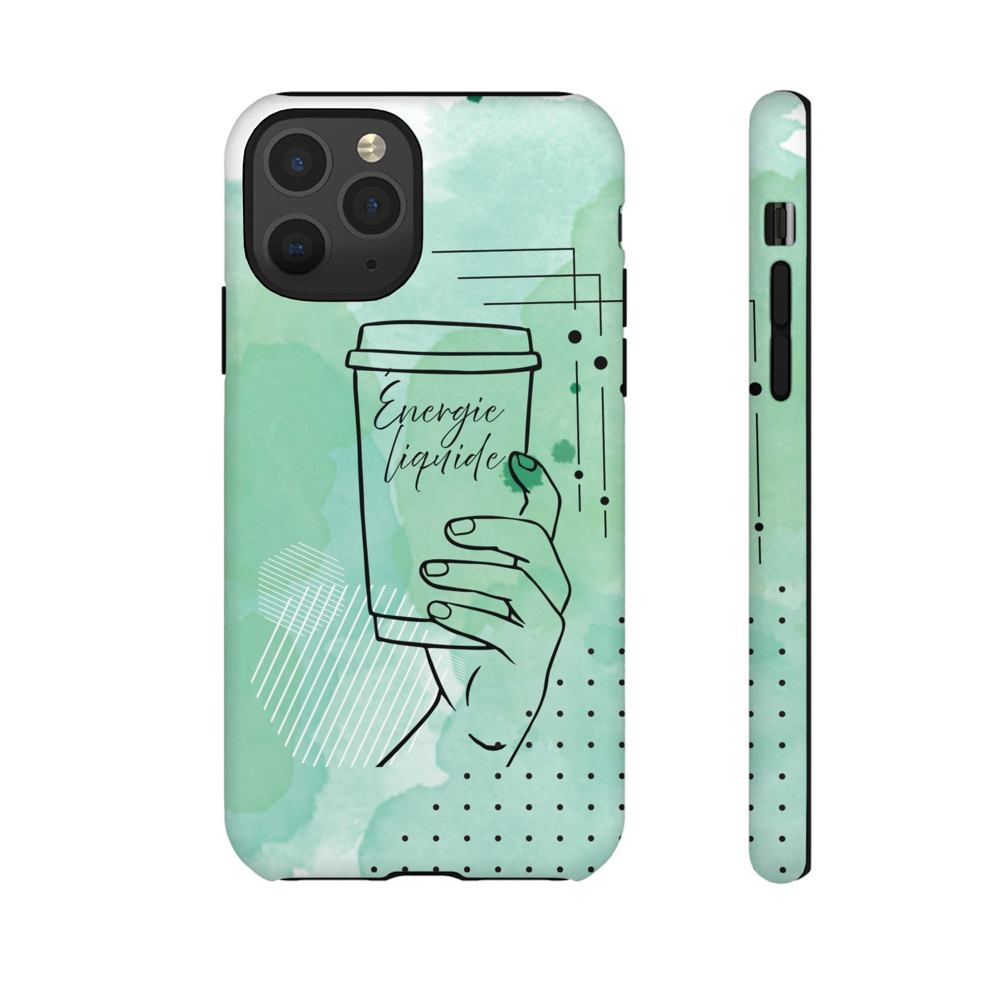Coque de téléphone artistique Café & Sérénité