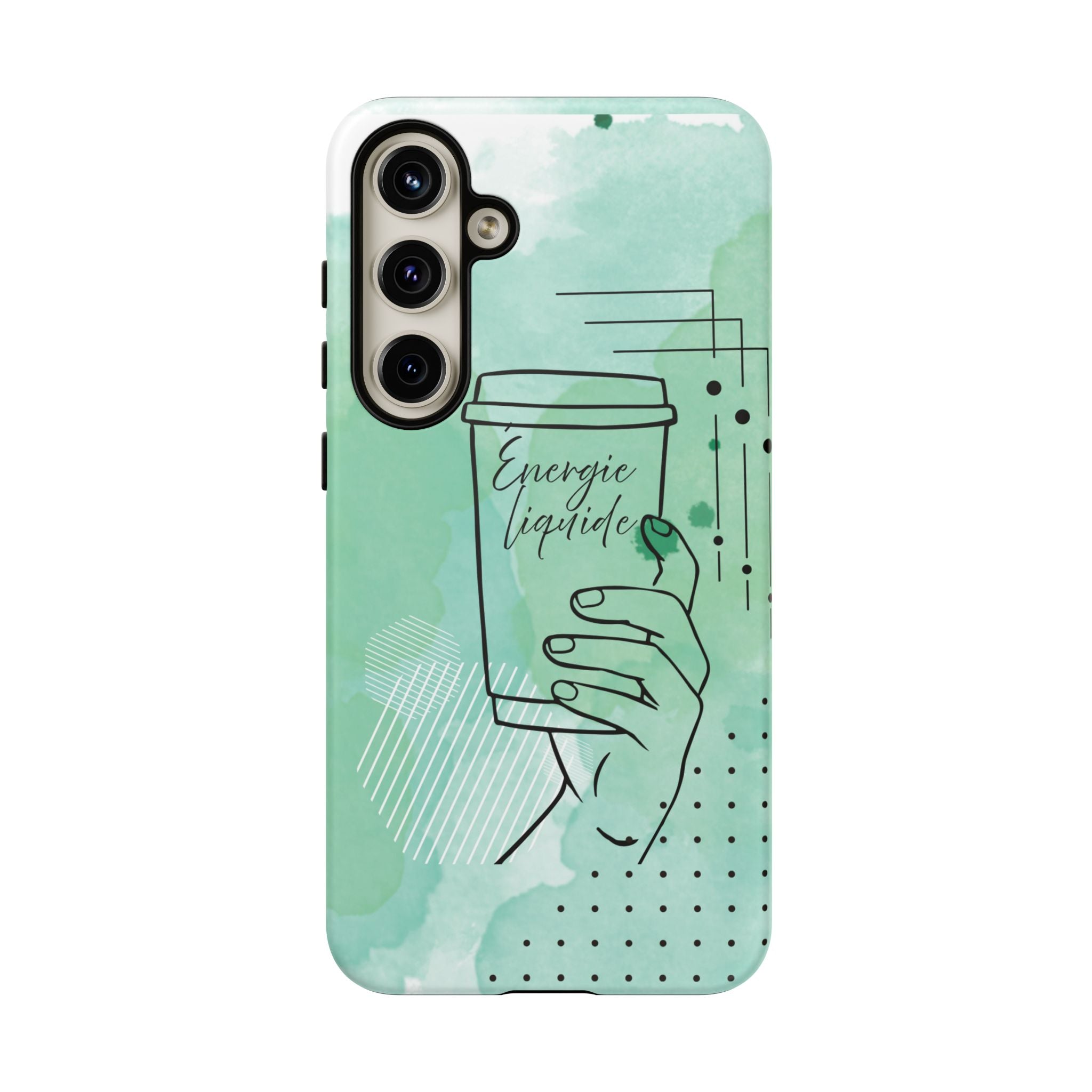 Coque de téléphone artistique Café & Sérénité
