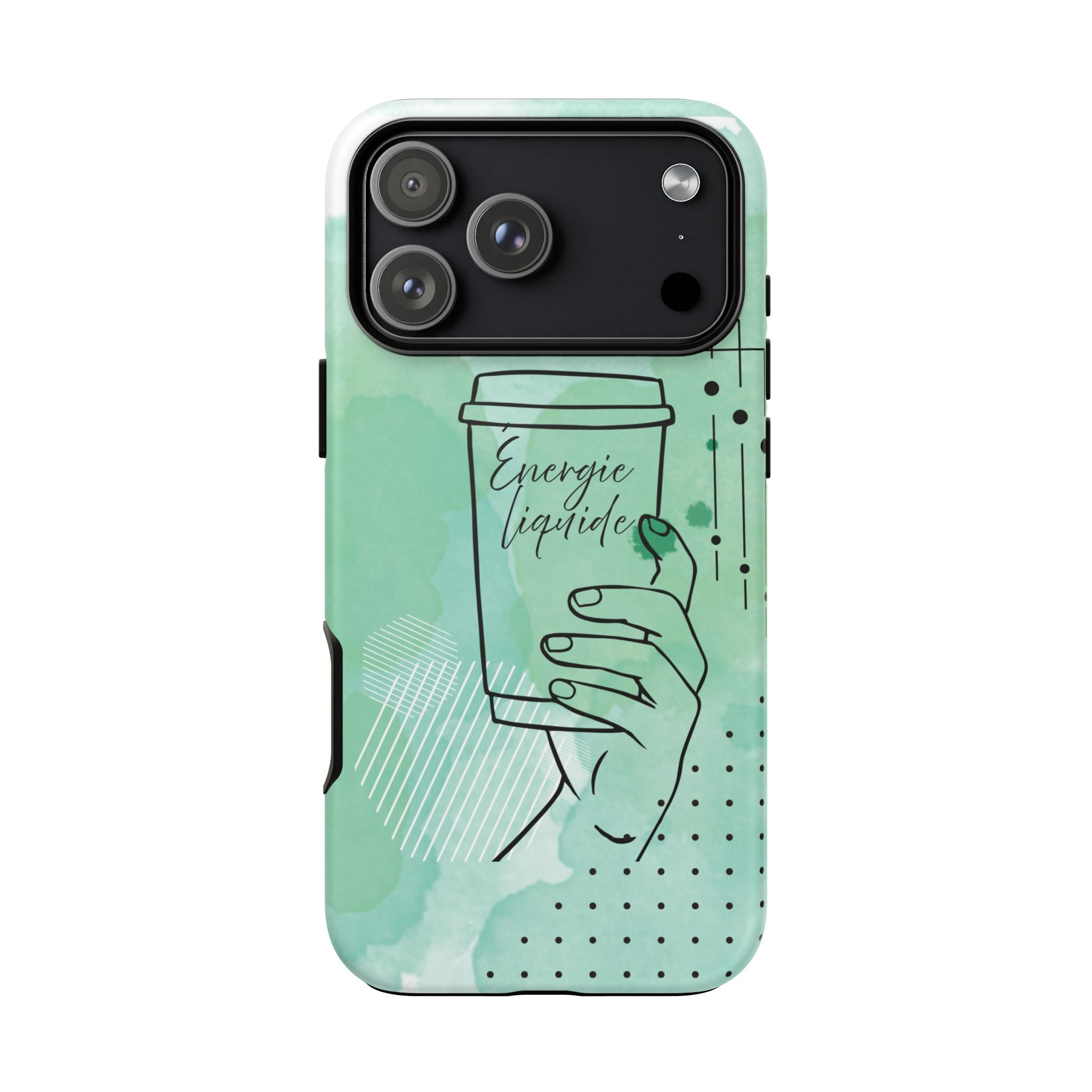 Coque de téléphone artistique Café & Sérénité