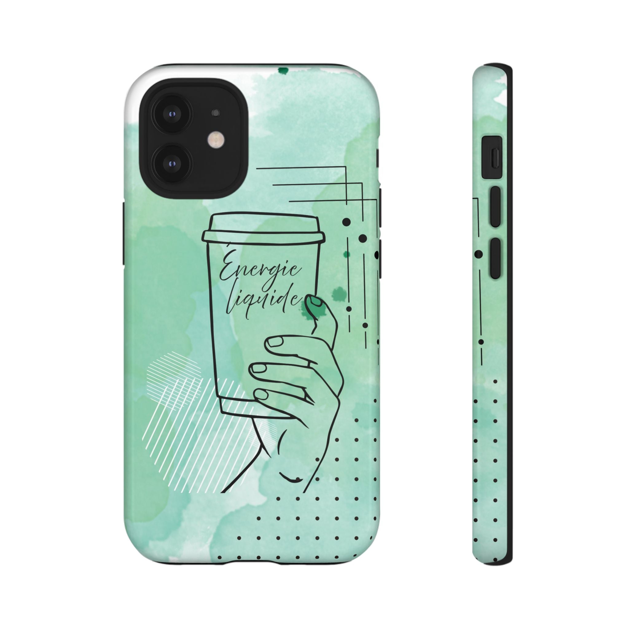 Coque de téléphone artistique Café & Sérénité