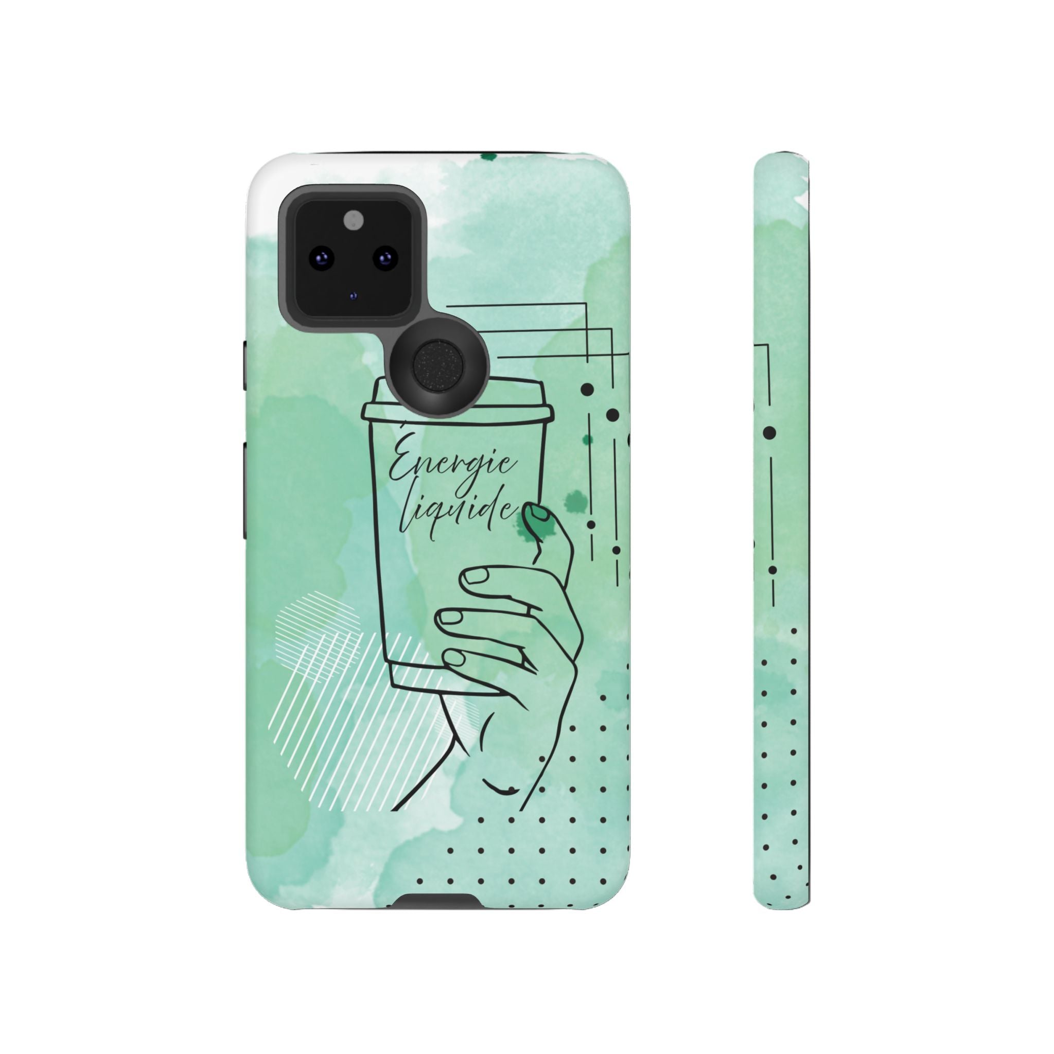 Coque de téléphone artistique Café & Sérénité