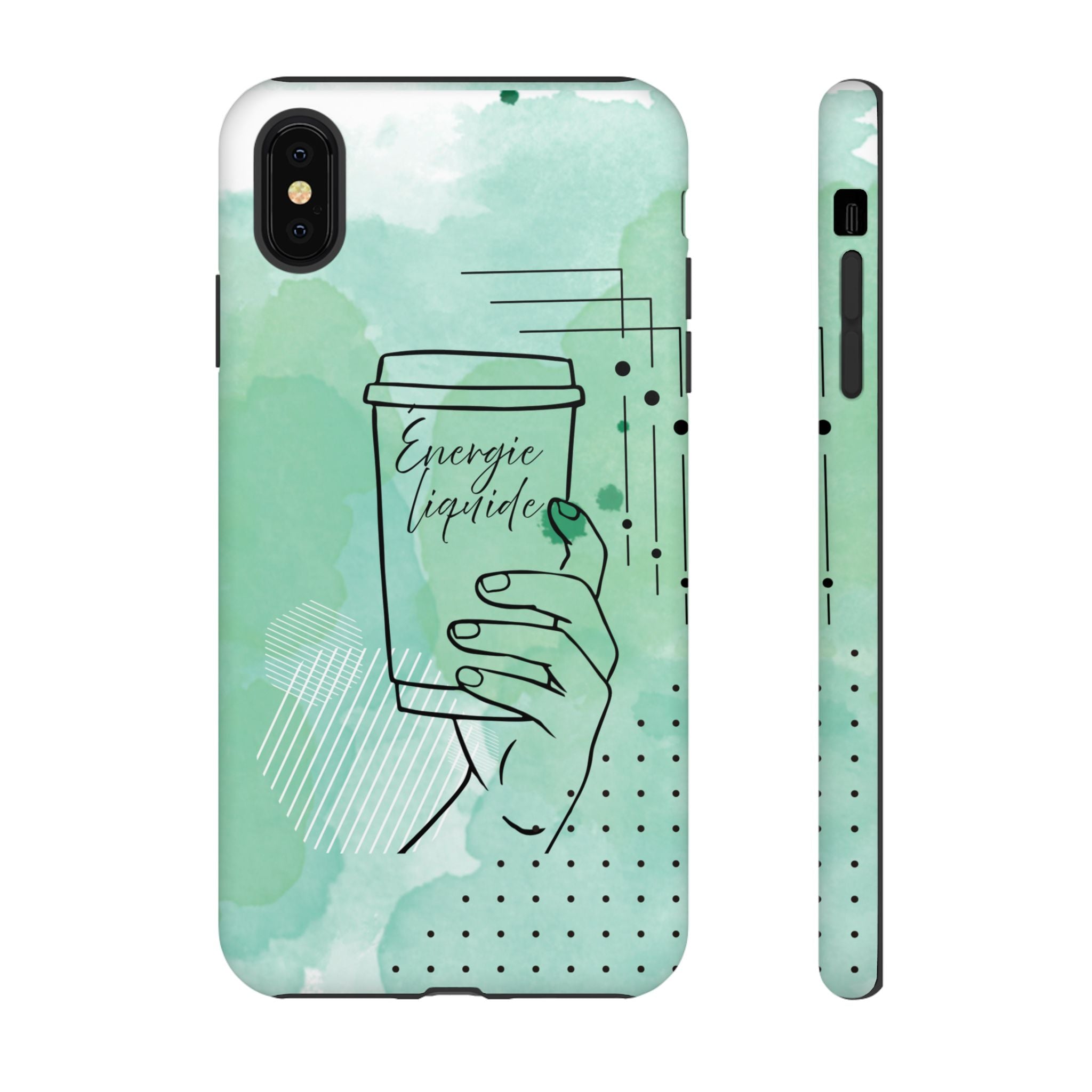 Coque de téléphone artistique Café & Sérénité