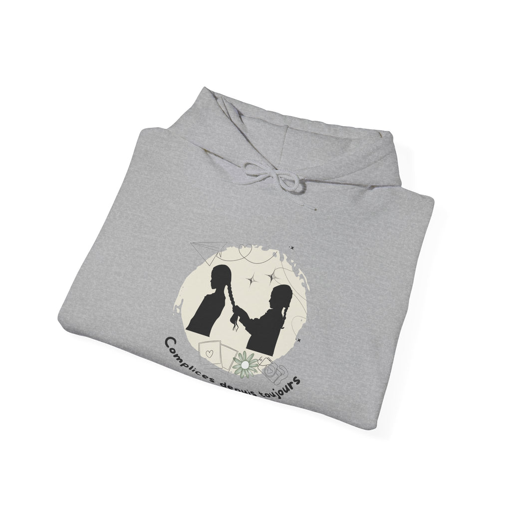 Hoodie Sœurs – Complices depuis toujours | Cadeau pour grande et petite sœur
