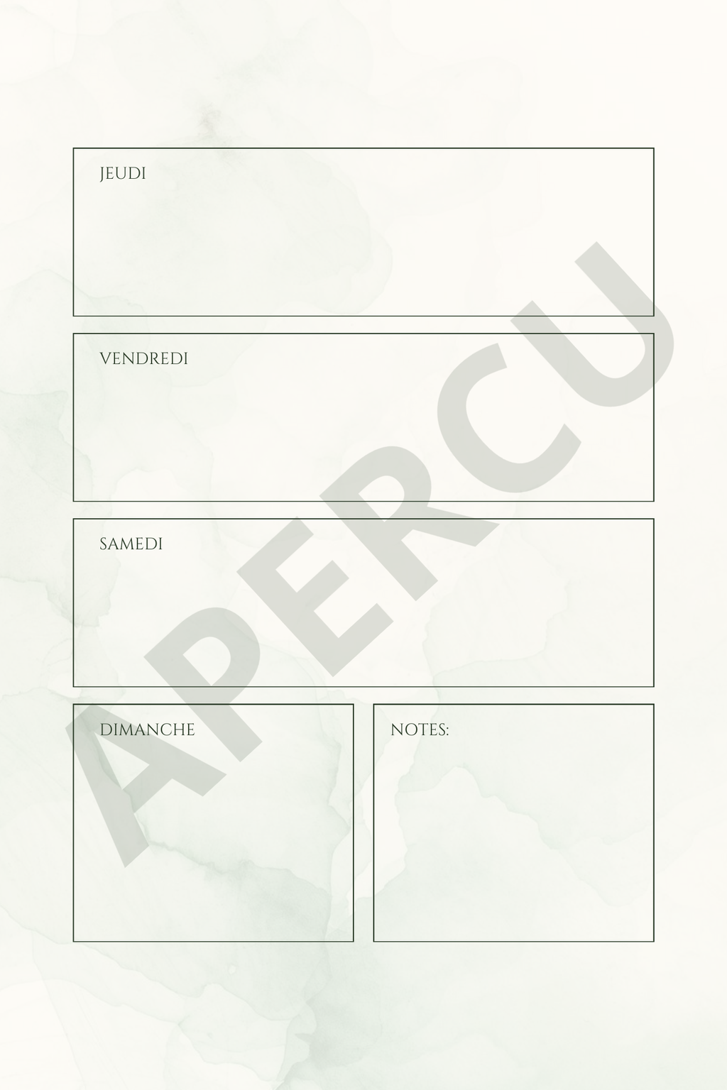Agenda 12 mois – Précommande avec 6 pages PDF