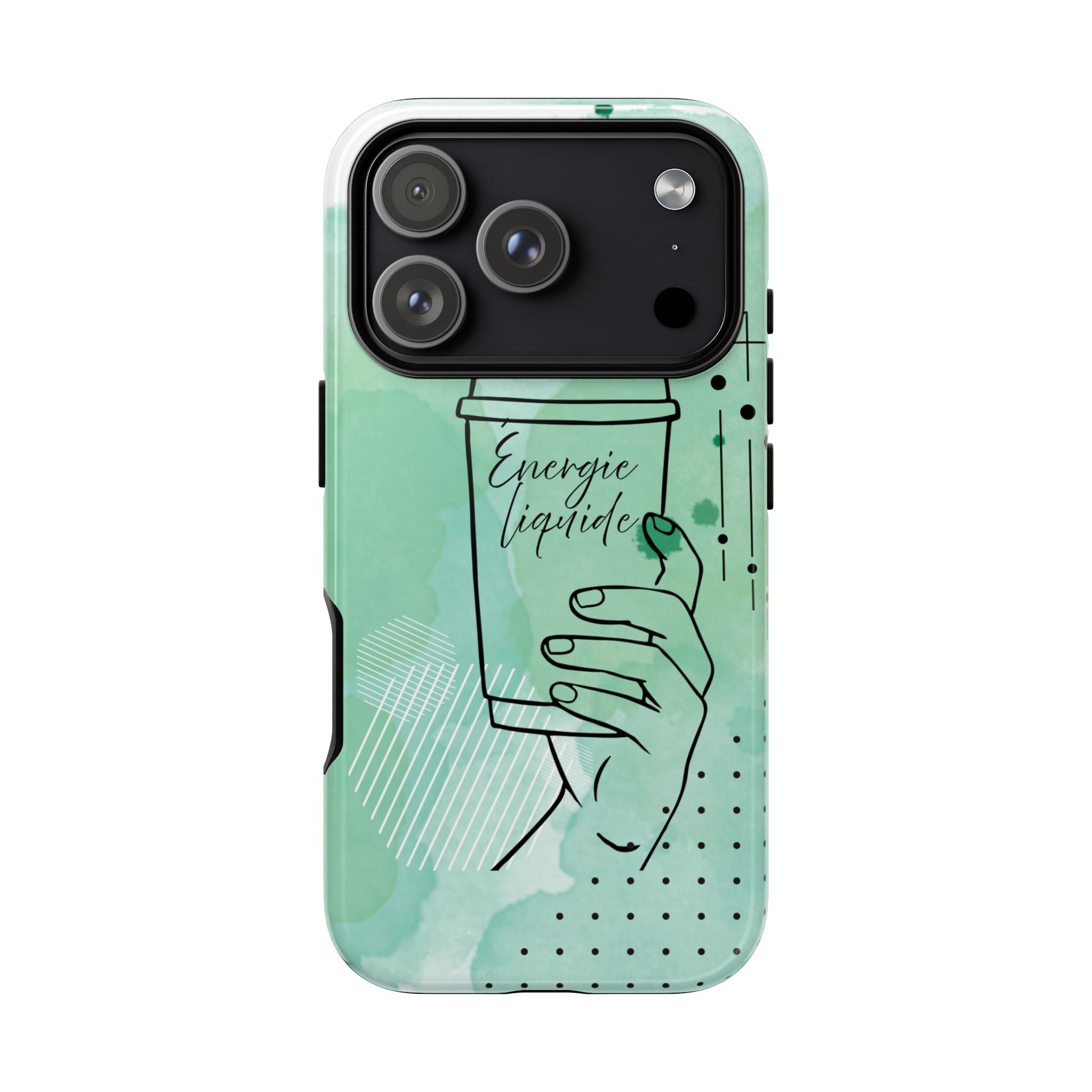 Coque de téléphone artistique Café & Sérénité