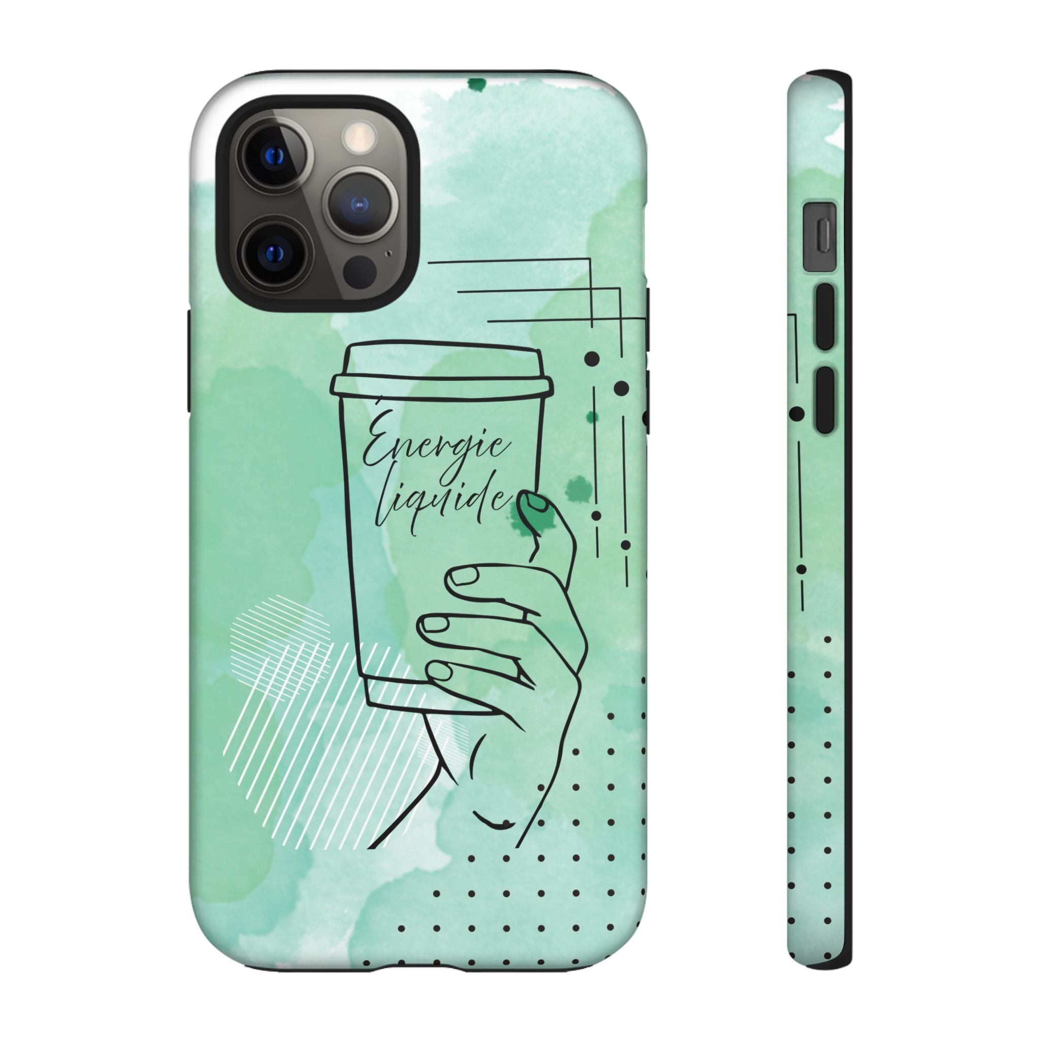 Coque de téléphone artistique Café & Sérénité