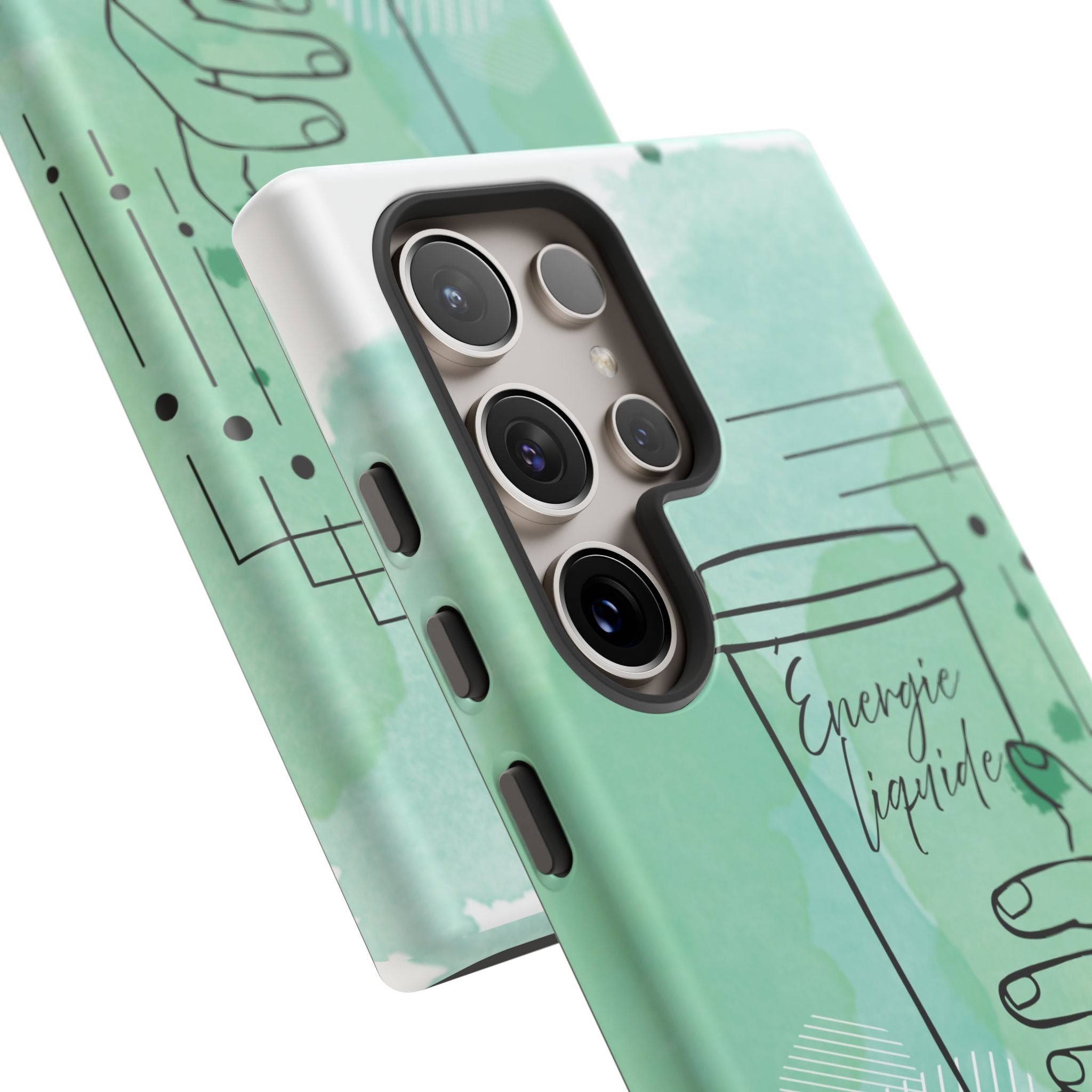 Coque de téléphone artistique Café & Sérénité