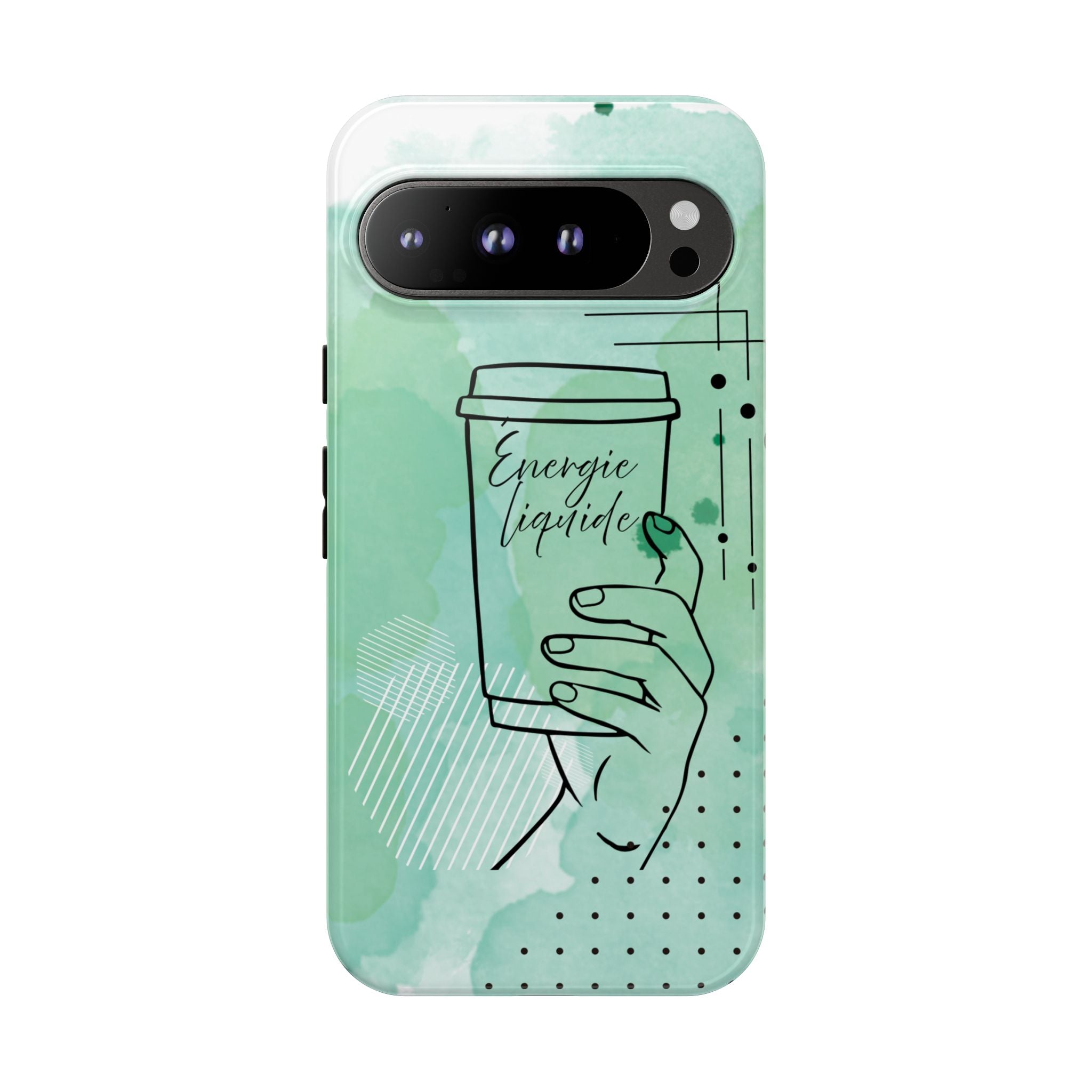 Coque de téléphone artistique Café & Sérénité