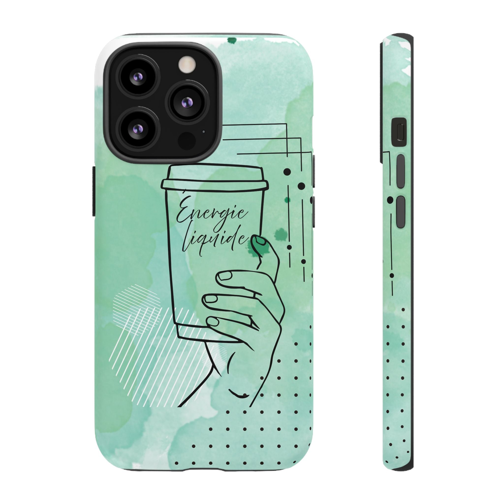 Coque de téléphone artistique Café & Sérénité