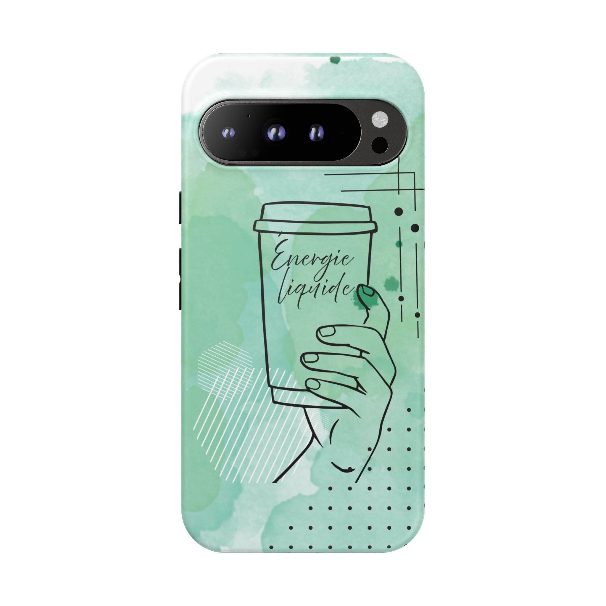 Coque de téléphone artistique Café & Sérénité