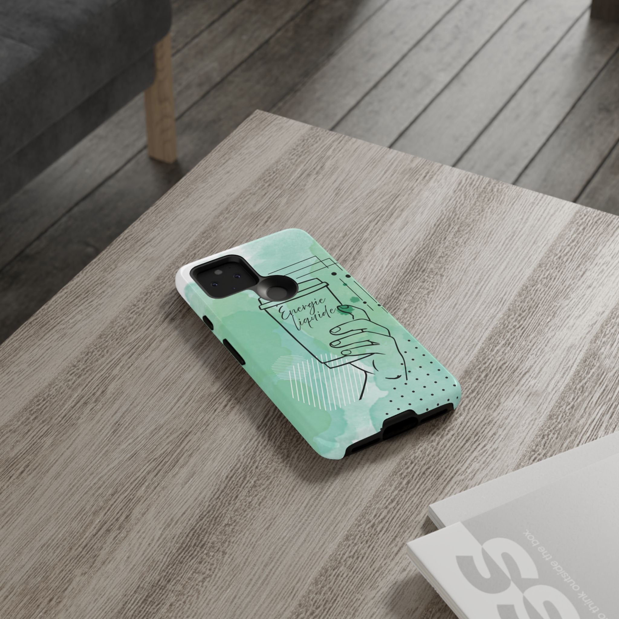 Coque de téléphone artistique Café & Sérénité