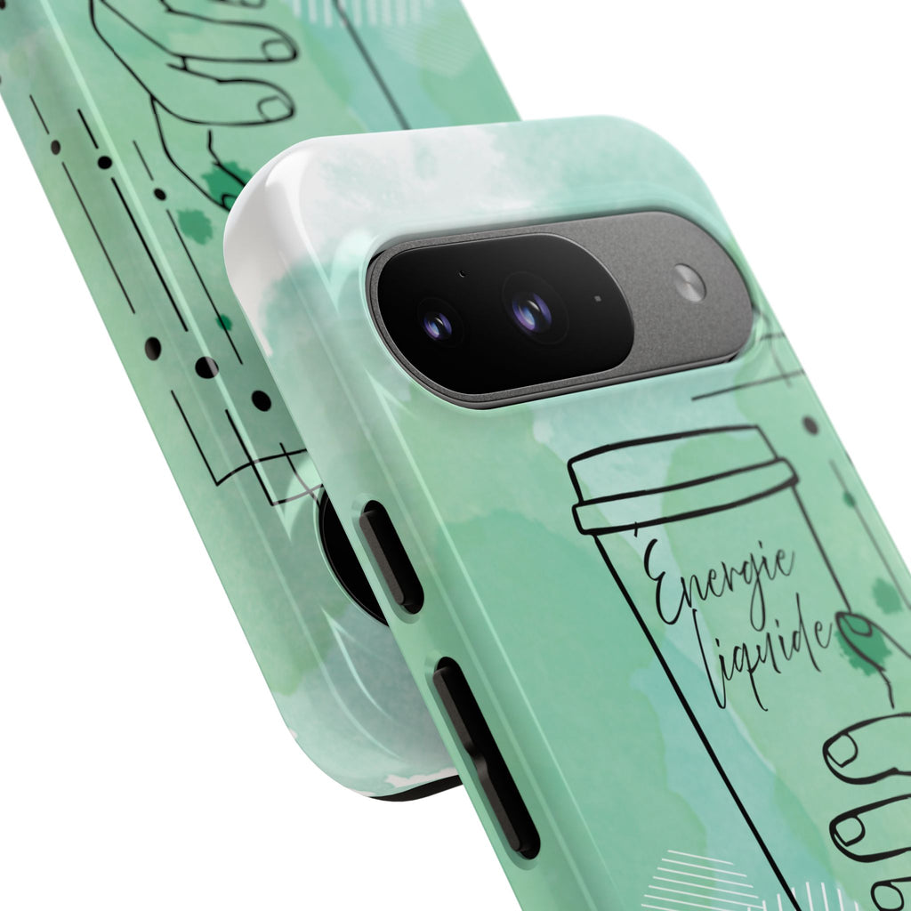 Coque de téléphone artistique Café & Sérénité