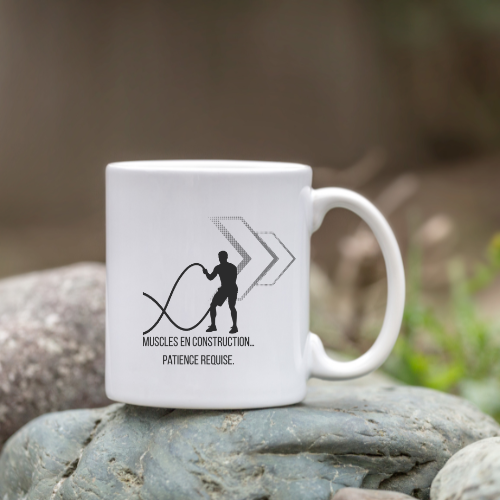 Tasse gym amusante – Idée cadeau pour amateur de musculation